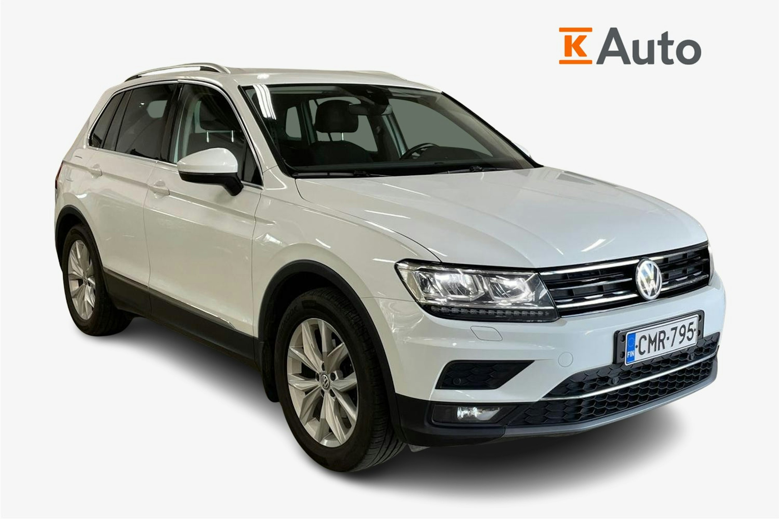 Valkoinen Volkswagen Tiguan 2019 kuva 1.