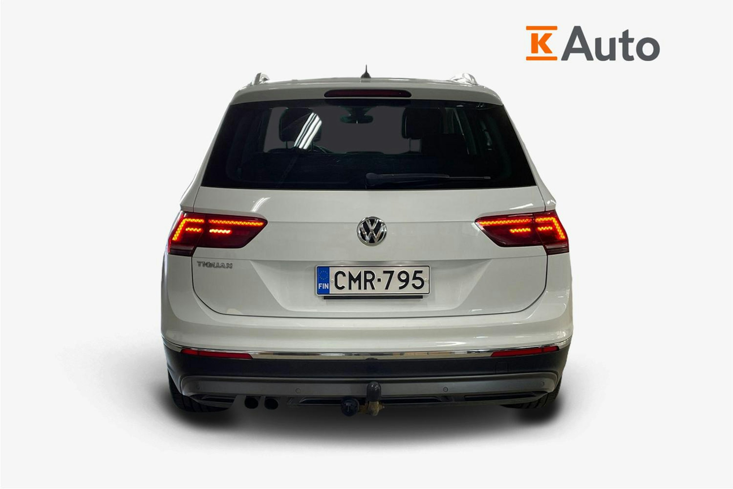 Valkoinen Volkswagen Tiguan 2019 kuva 3.