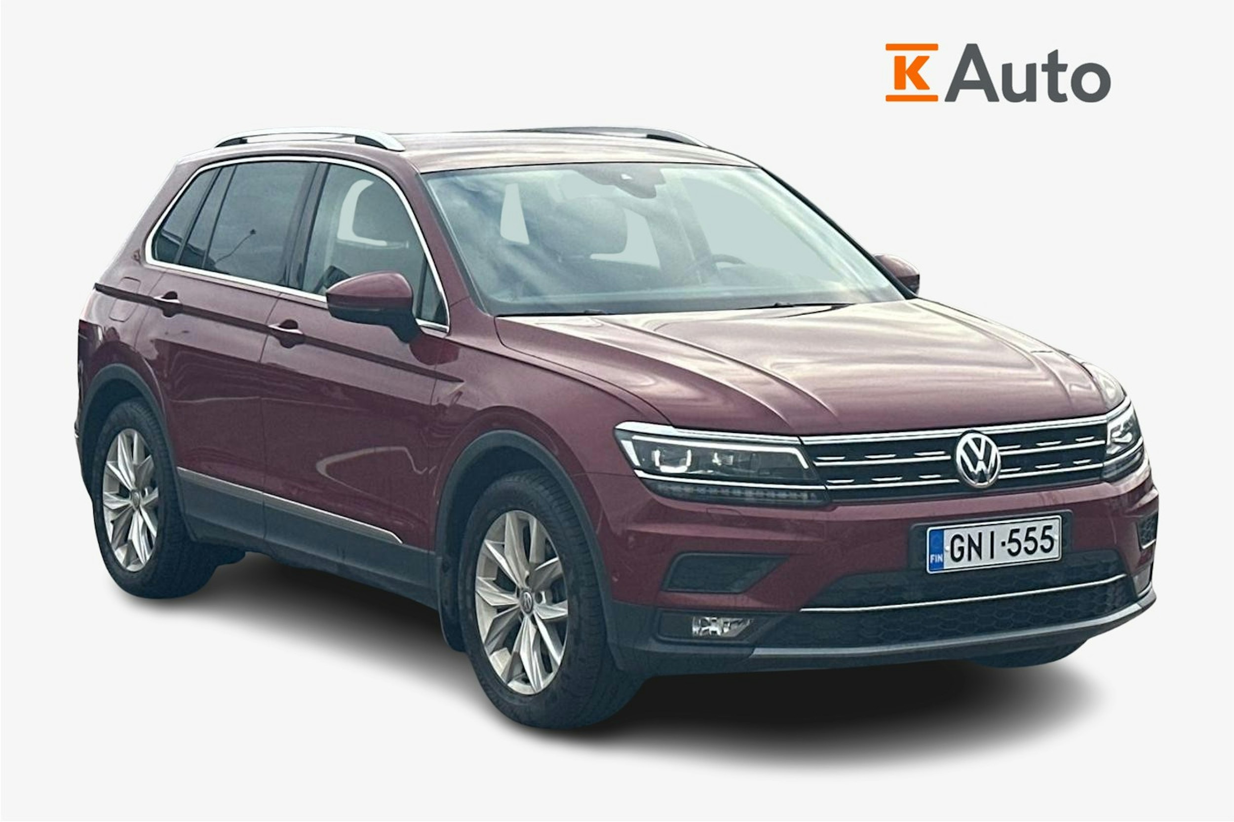 punainen Volkswagen Tiguan 2019 kuva 1.