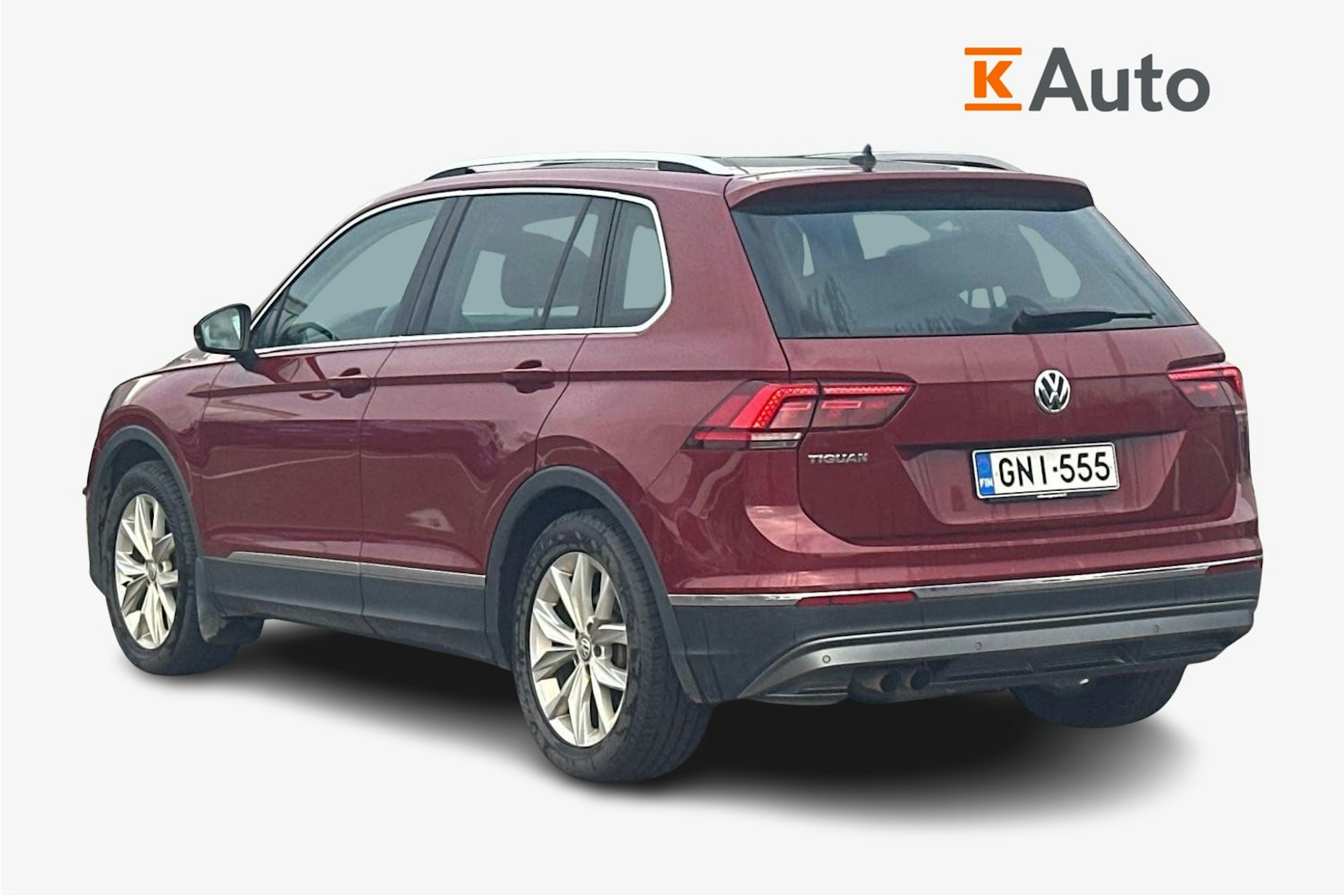 punainen Volkswagen Tiguan 2019 kuva 2.