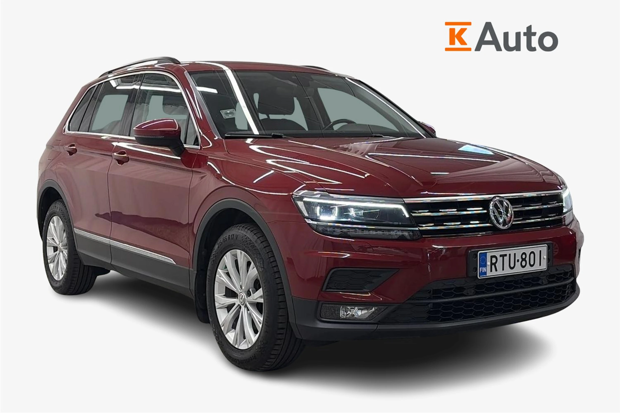 Punainen Volkswagen Tiguan 2019 kuva 1.