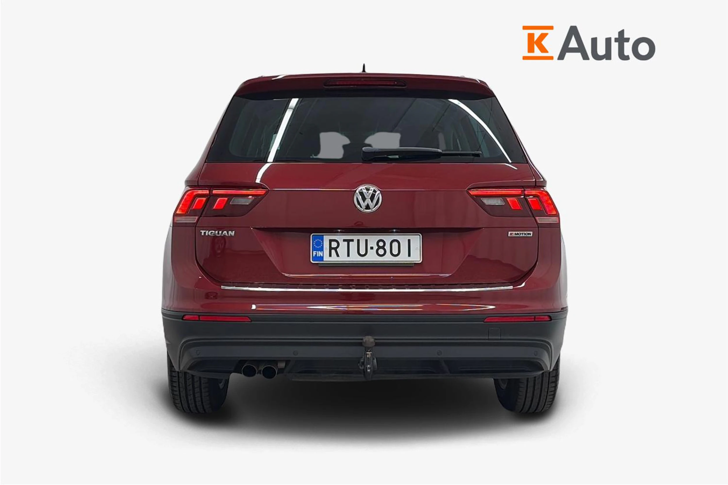 Punainen Volkswagen Tiguan 2019 kuva 3.