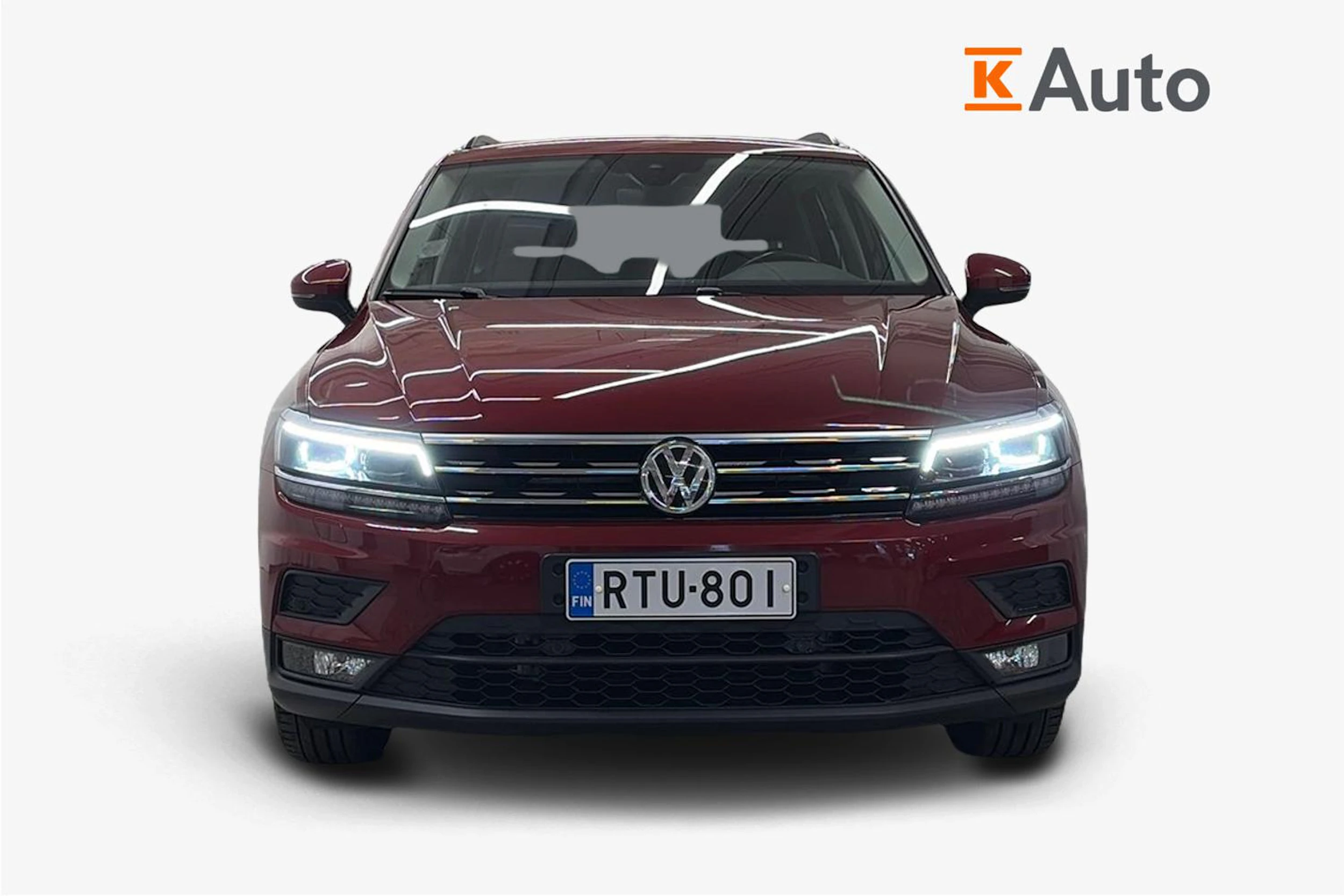 Punainen Volkswagen Tiguan 2019 kuva 4.