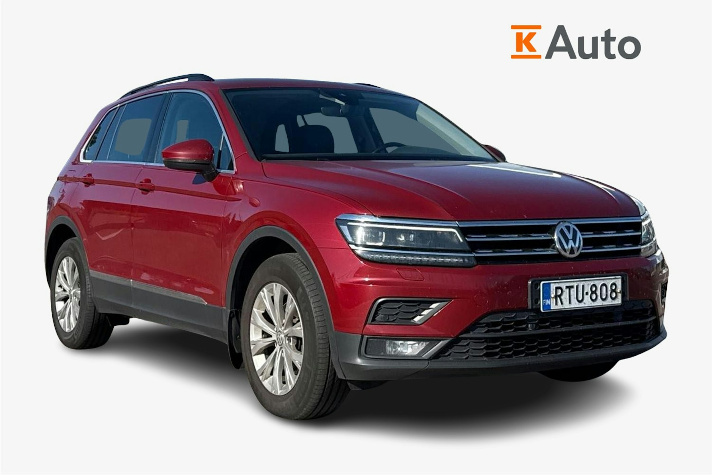 punainen Volkswagen Tiguan 2019 kuva 1.