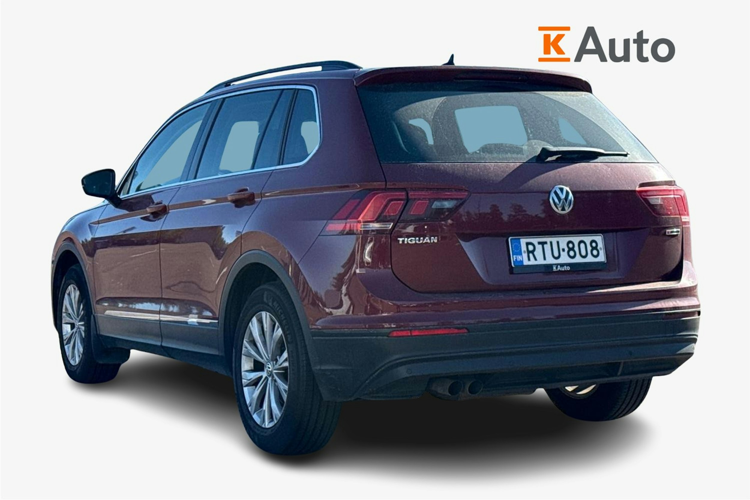 punainen Volkswagen Tiguan 2019 kuva 2.