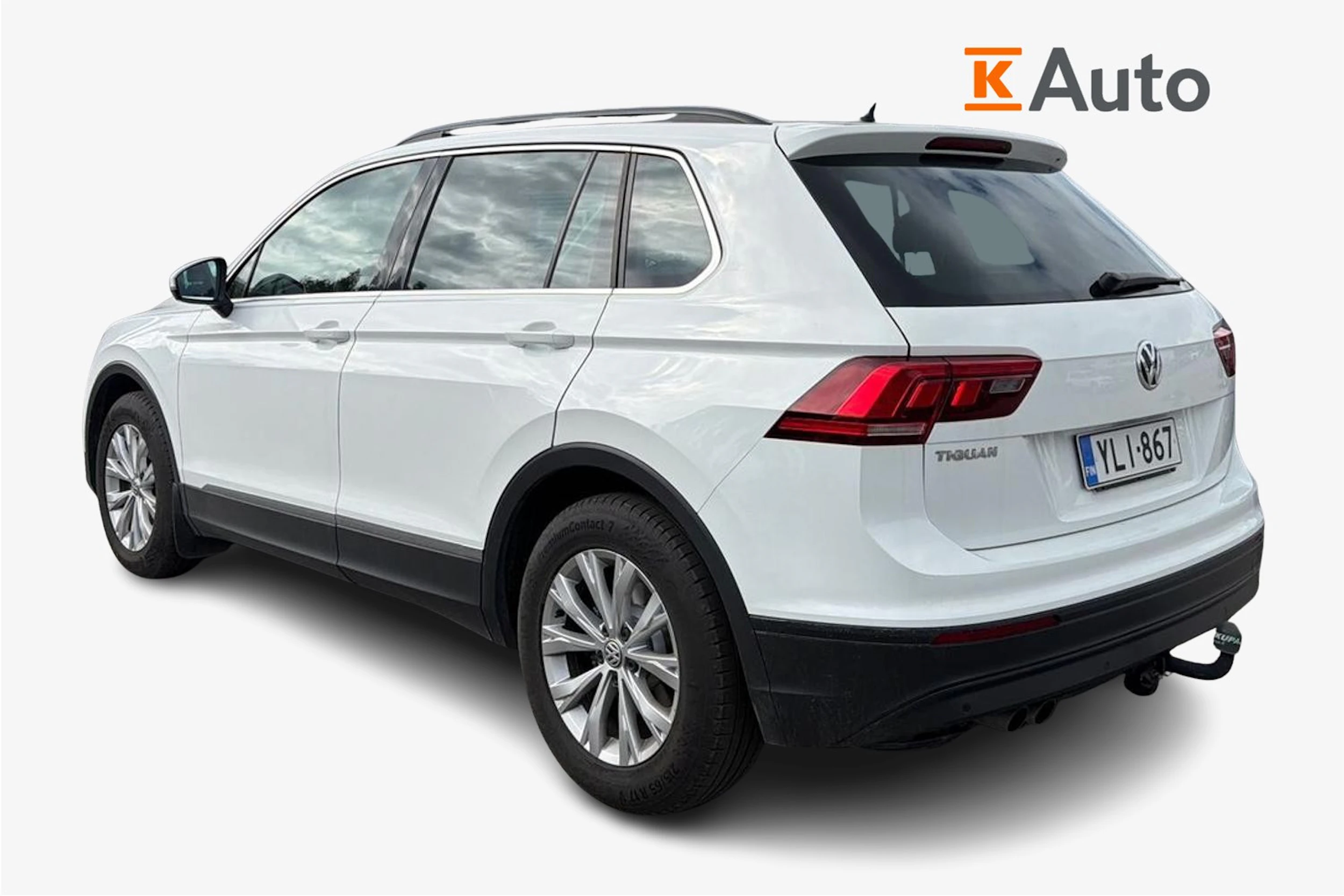 valkoinen Volkswagen Tiguan 2019 kuva 2.