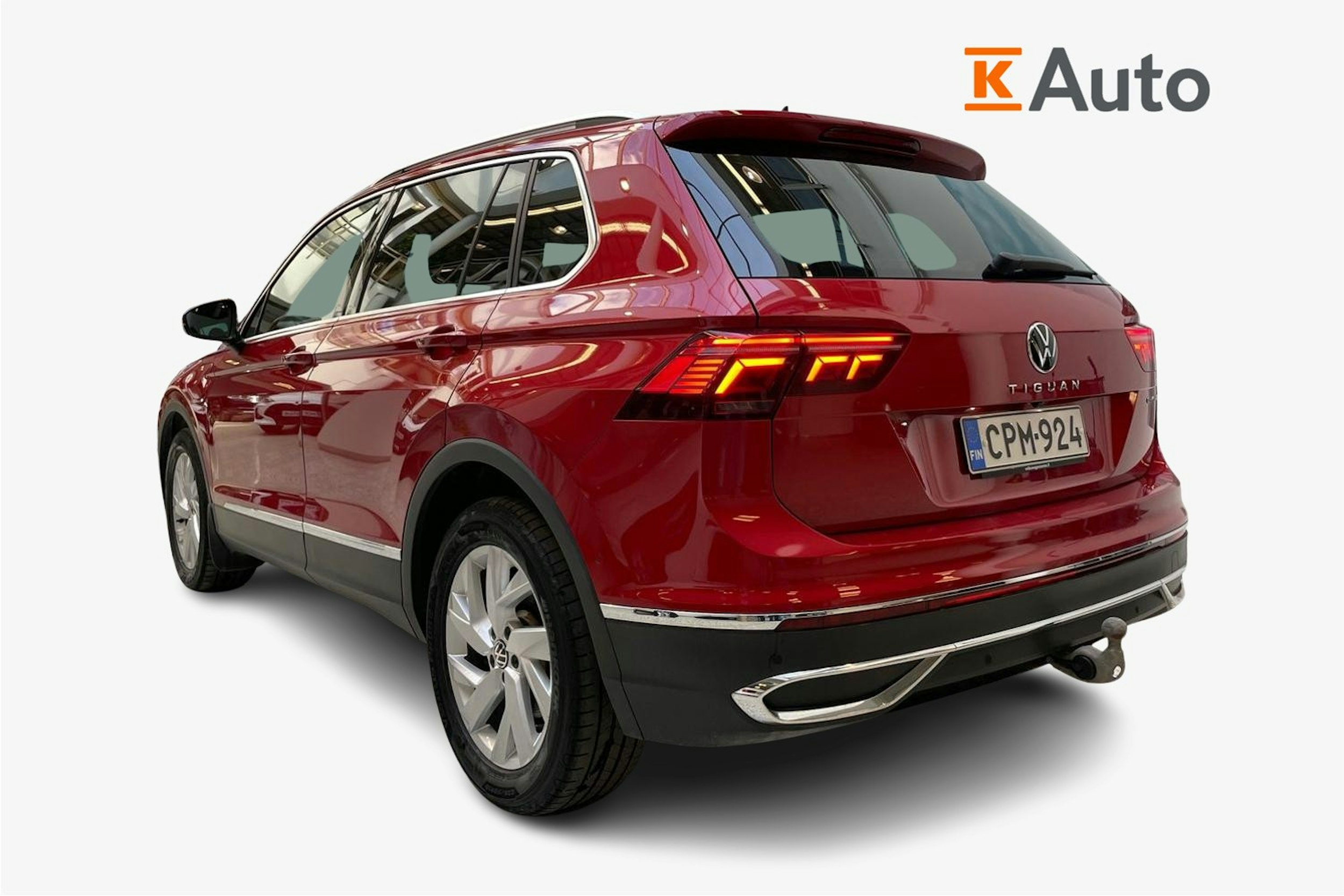 punainen Volkswagen Tiguan 2021 kuva 2.