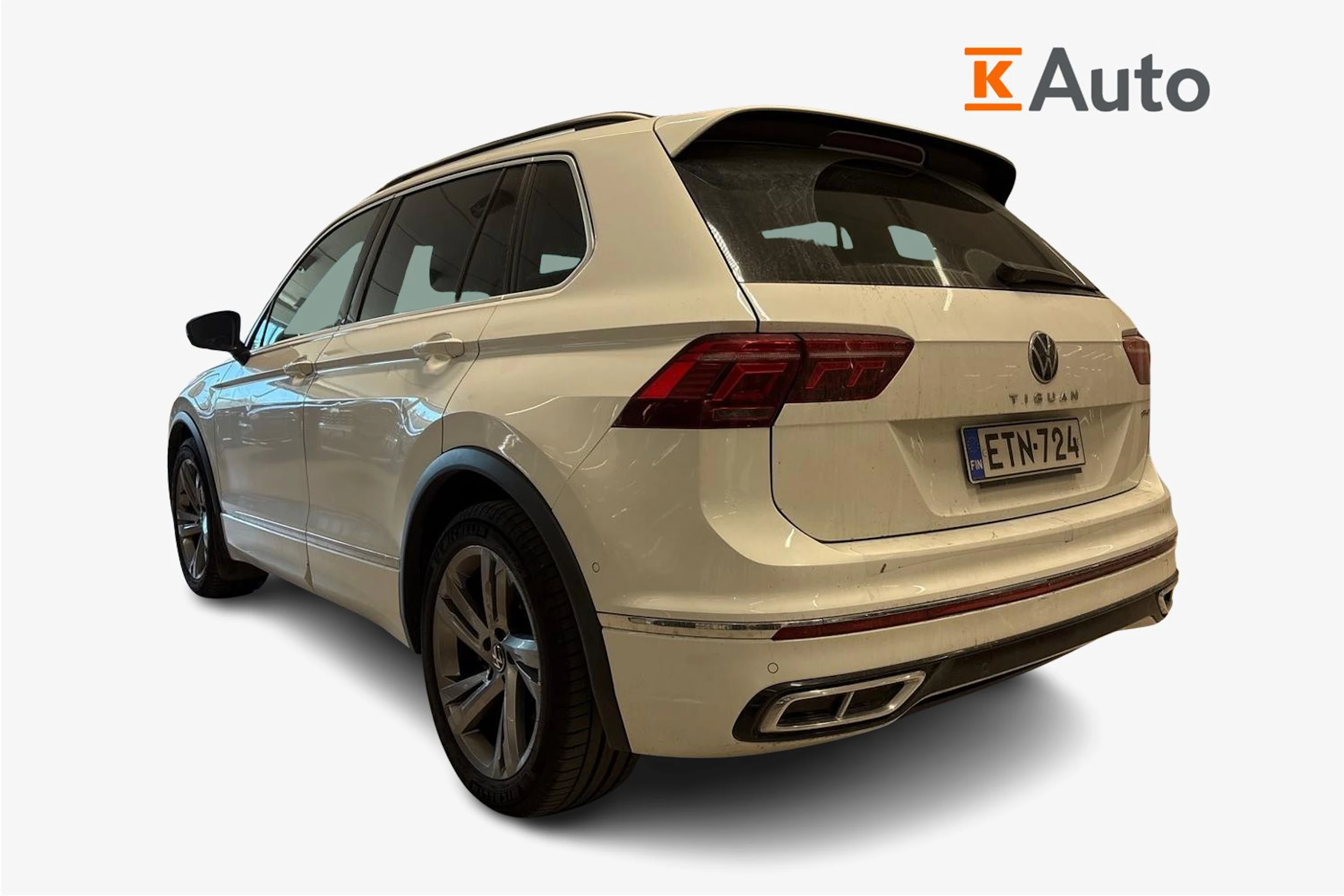 valkoinen Volkswagen Tiguan 2021 kuva 2.