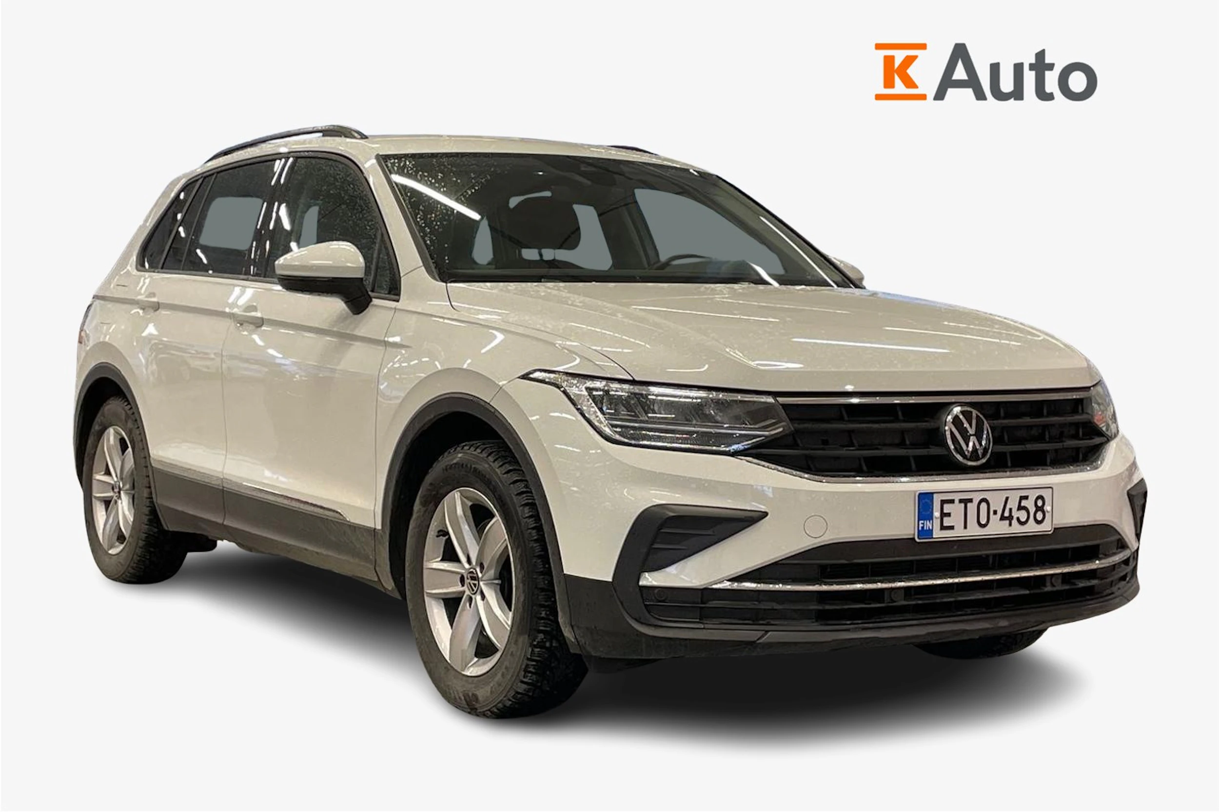 Valkoinen Volkswagen Tiguan 2021 kuva 1.