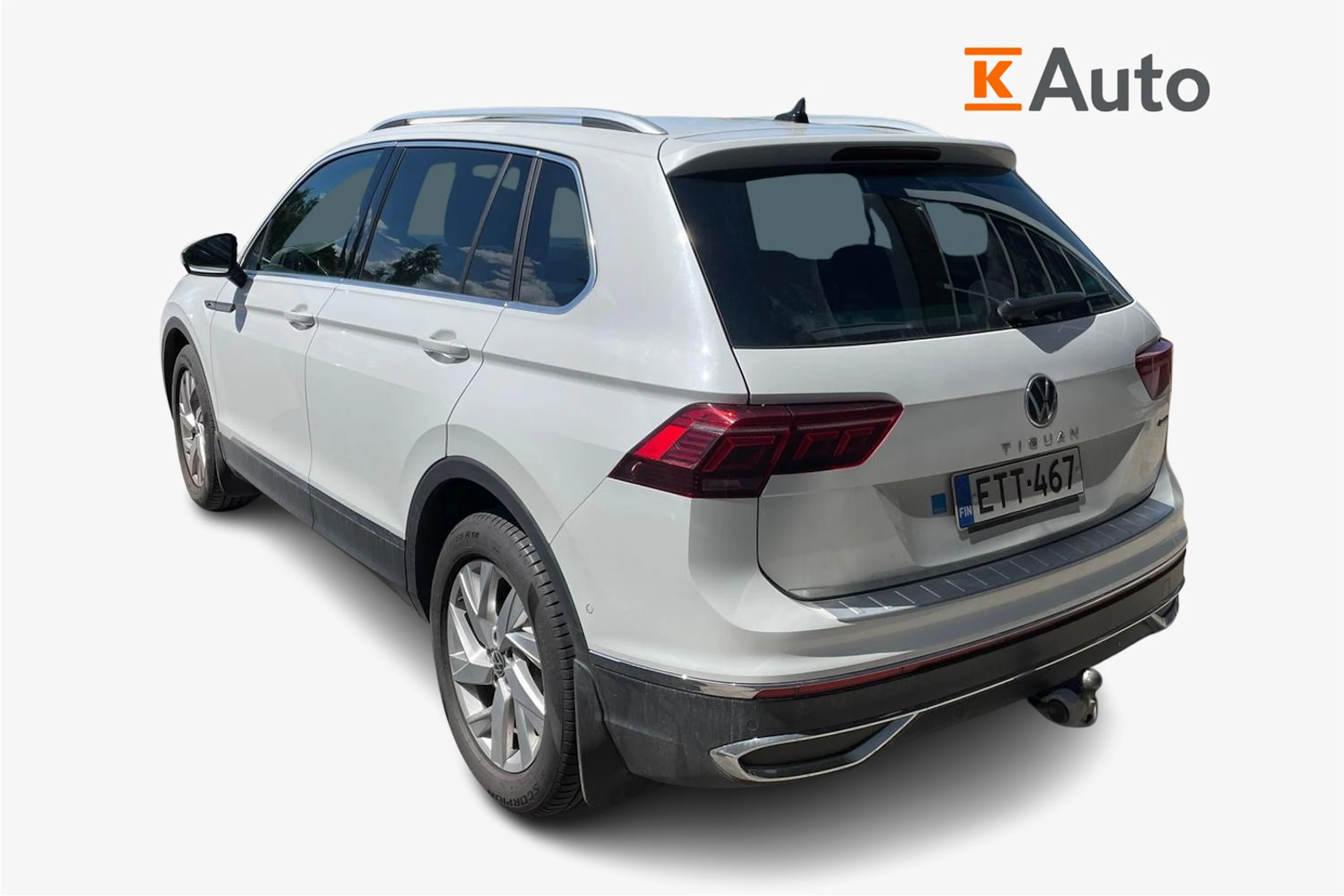 valkoinen Volkswagen Tiguan 2021 kuva 2.