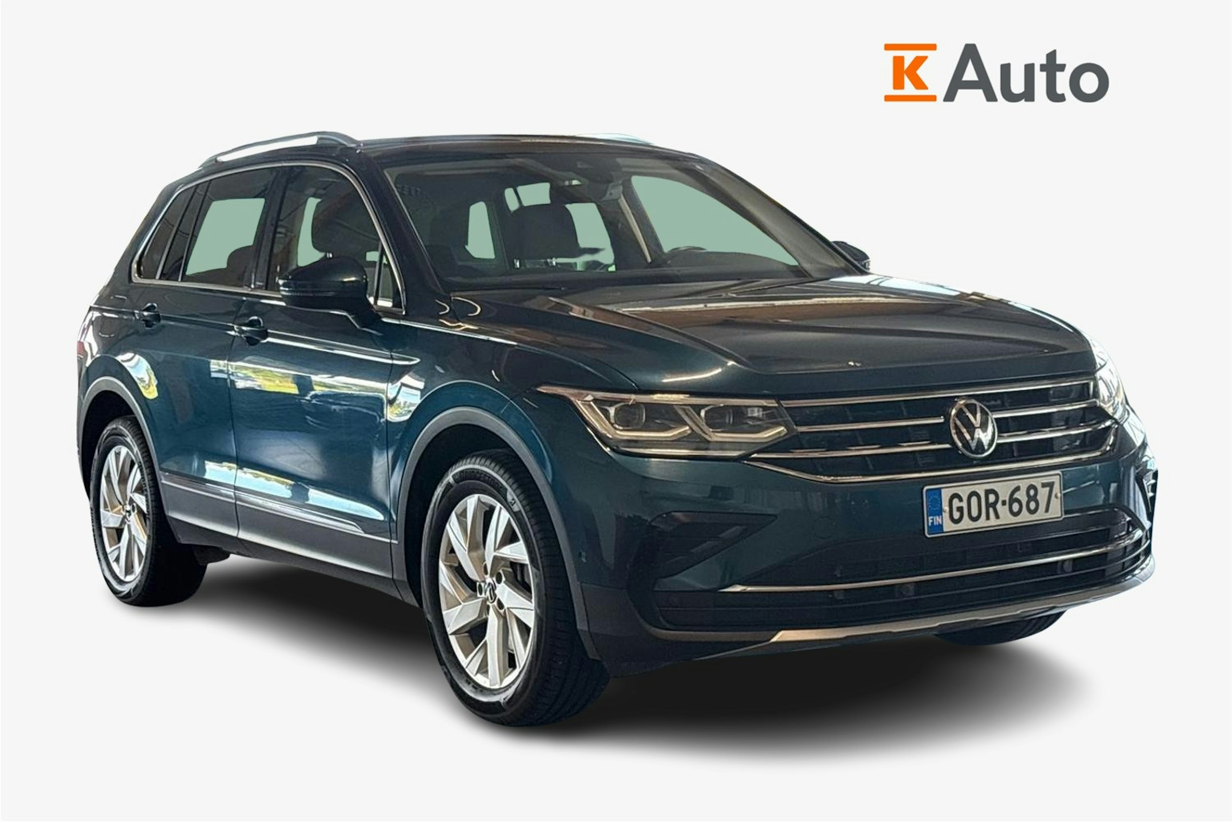 Sininen Volkswagen Tiguan 2021 kuva 1.