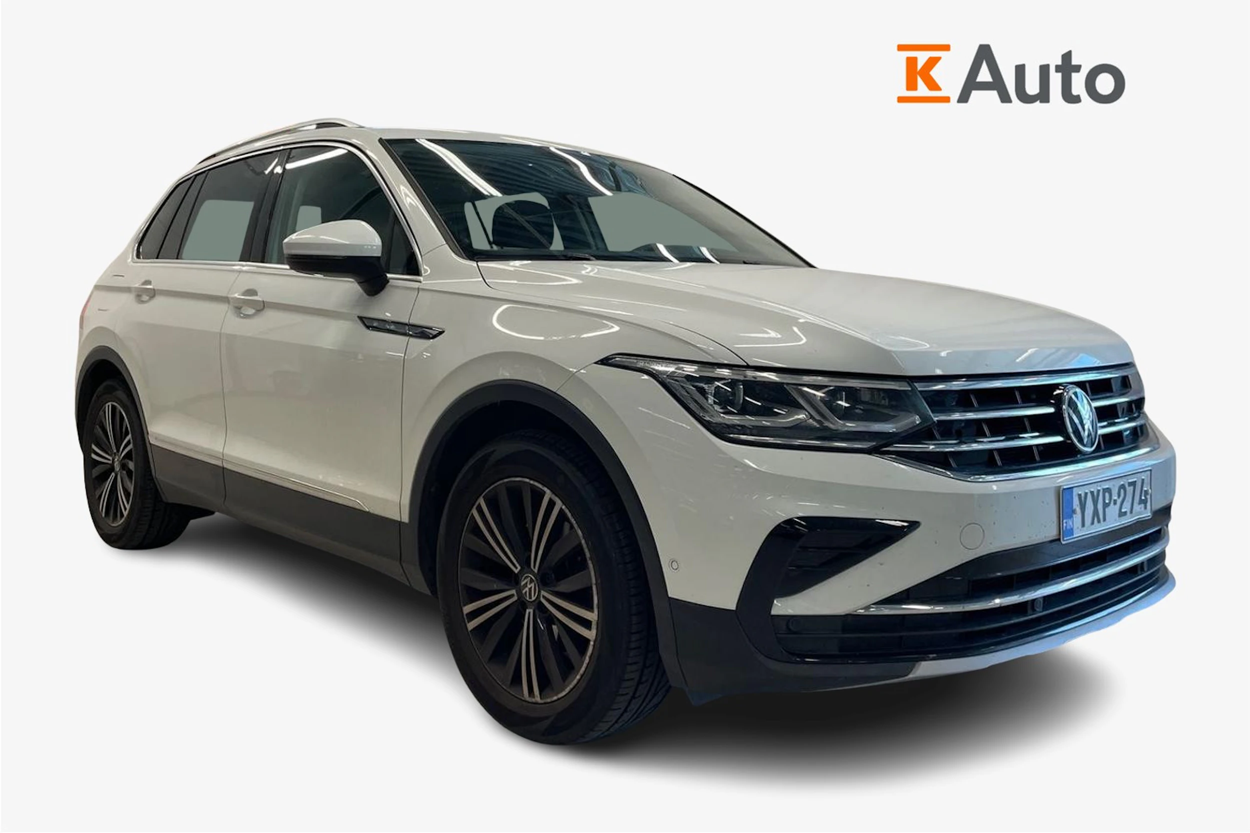 Valkoinen Volkswagen Tiguan 2021 kuva 1.