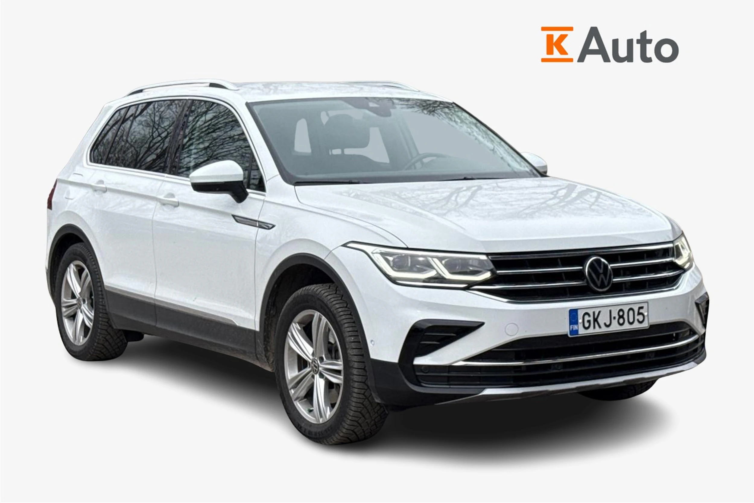 Valkoinen Volkswagen Tiguan 2022 kuva 1.