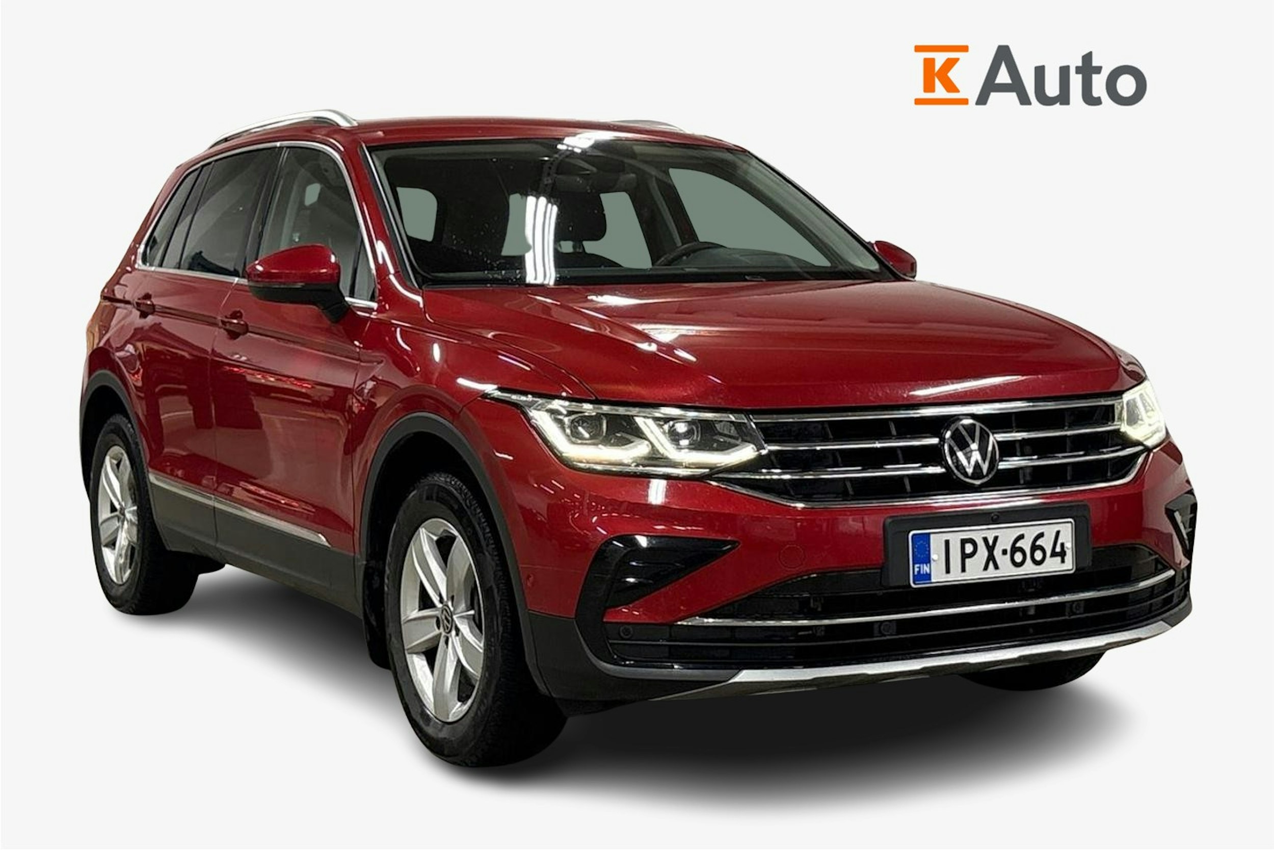 Punainen Volkswagen Tiguan 2022 kuva 1.