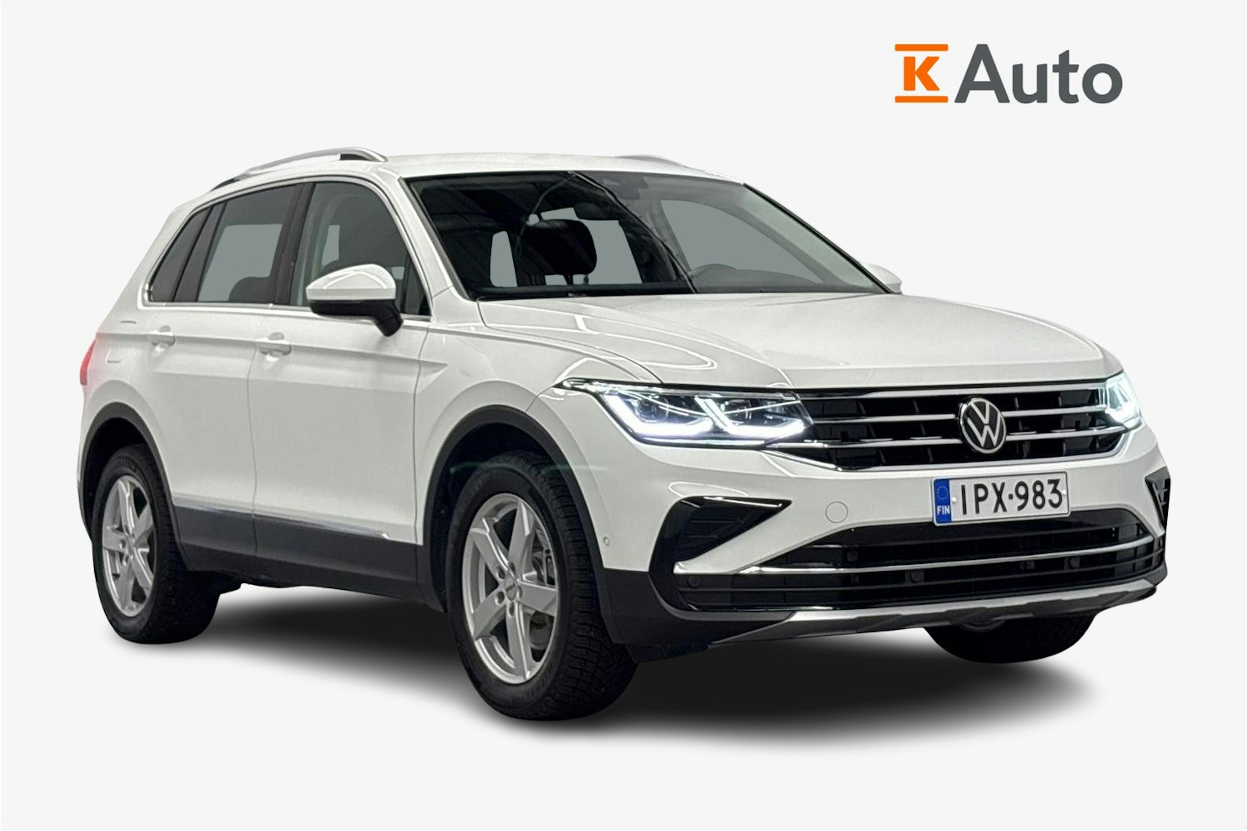 valkoinen Volkswagen Tiguan 2022 kuva 1.