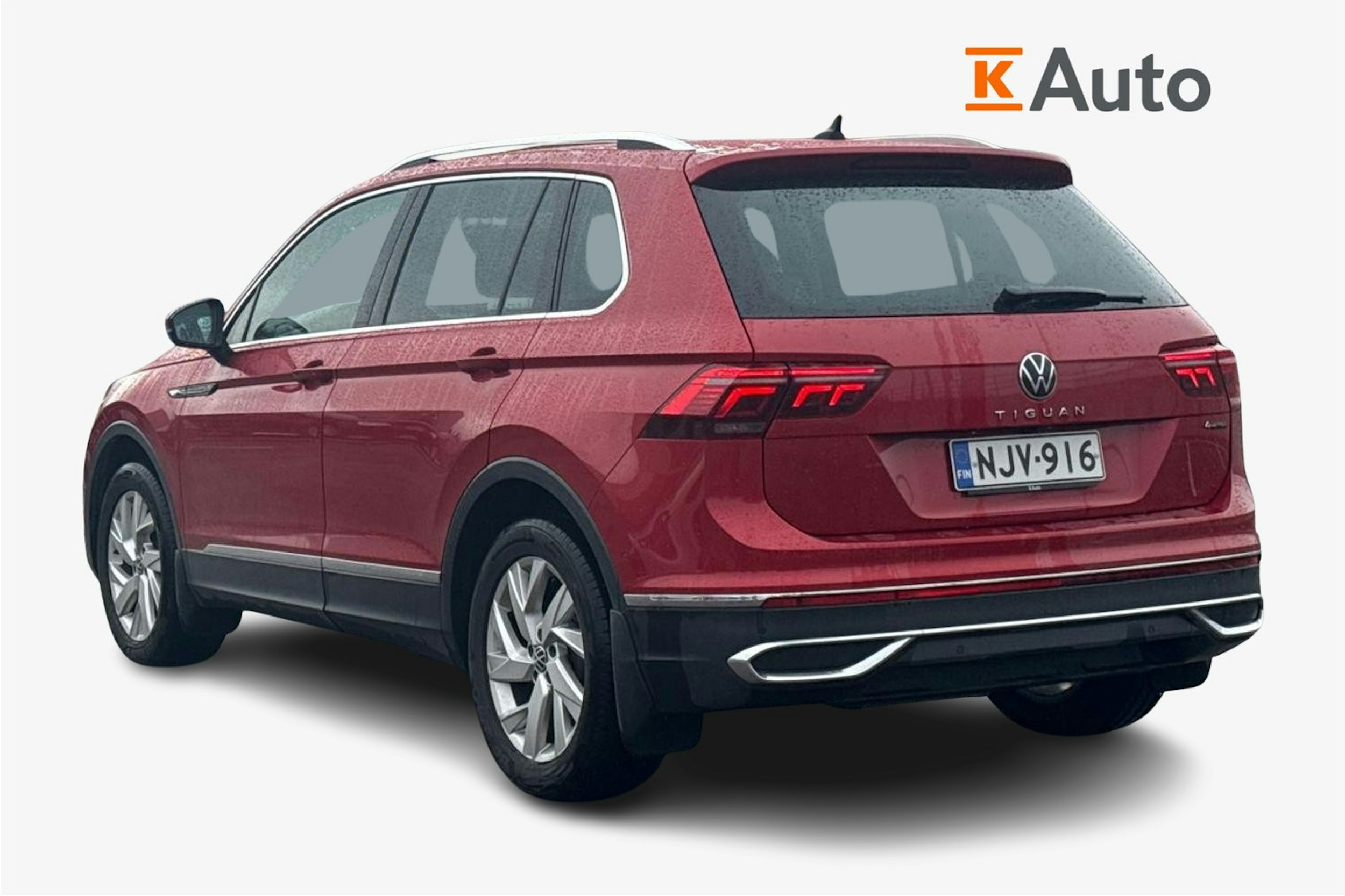 punainen Volkswagen Tiguan 2022 kuva 2.