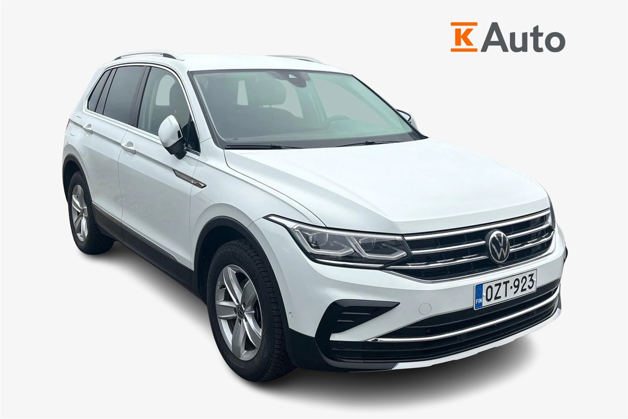 Valkoinen Volkswagen Tiguan 2023 kuva 1.