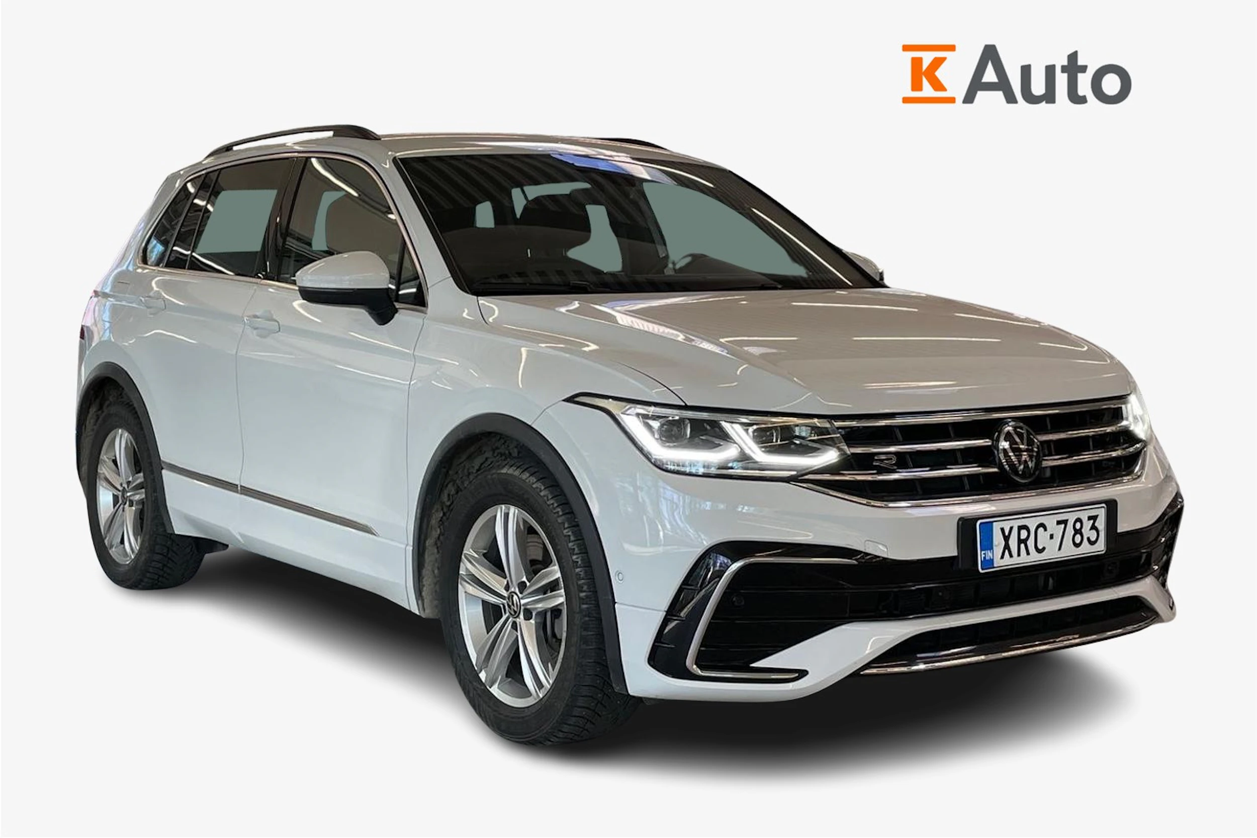 Valkoinen Volkswagen Tiguan 2022 kuva 1.