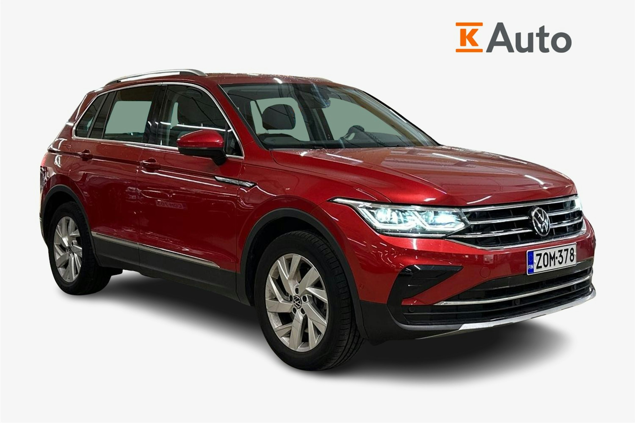 punainen Volkswagen Tiguan 2022 kuva 1.