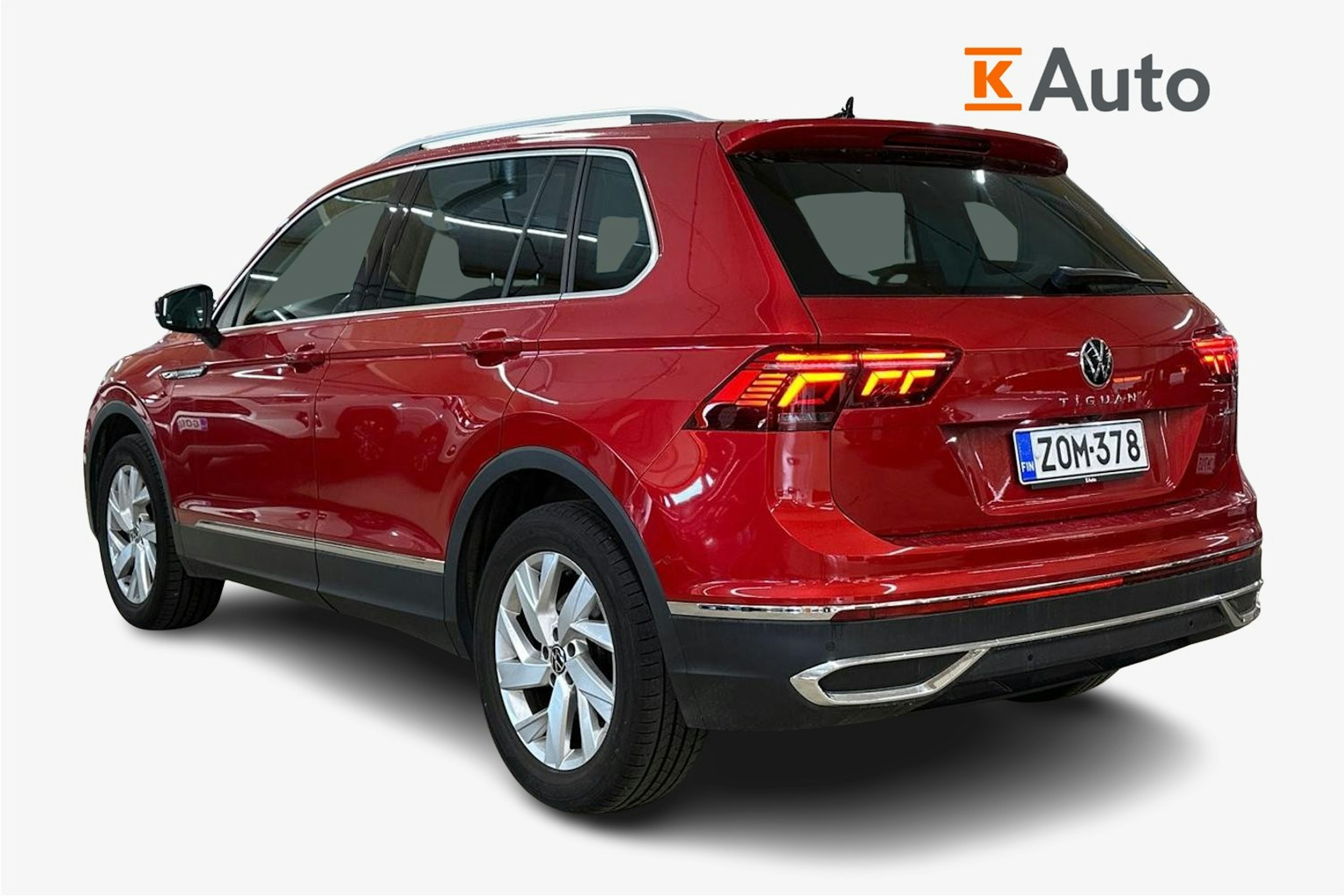 punainen Volkswagen Tiguan 2022 kuva 2.