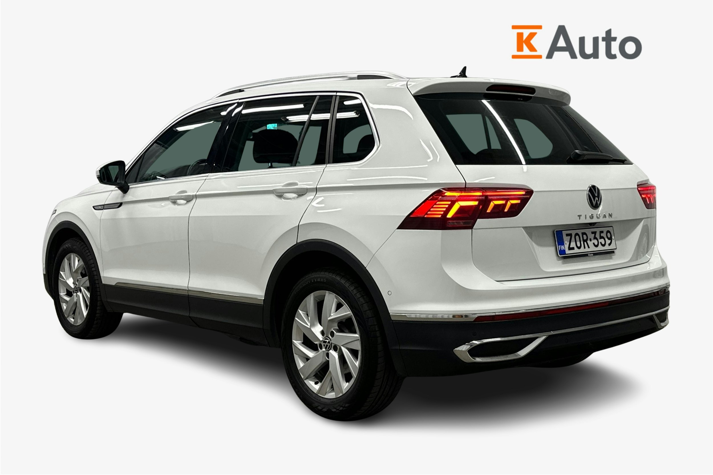 valkoinen Volkswagen Tiguan 2022 kuva 2.