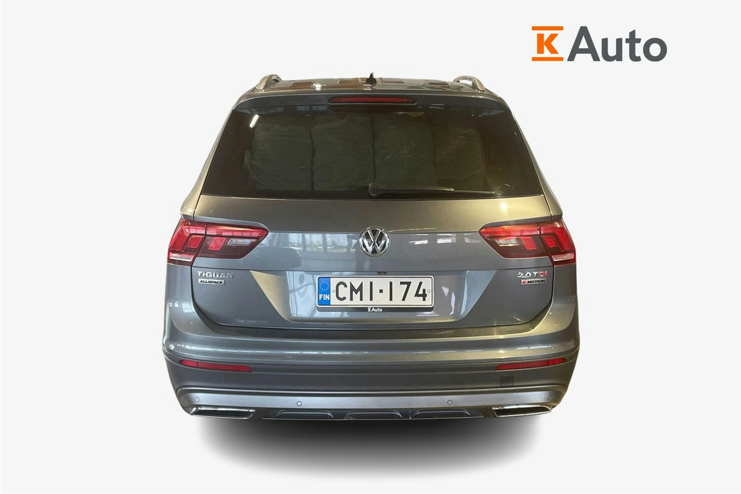 Harmaa Volkswagen Tiguan Allspace 2019 kuva 3.