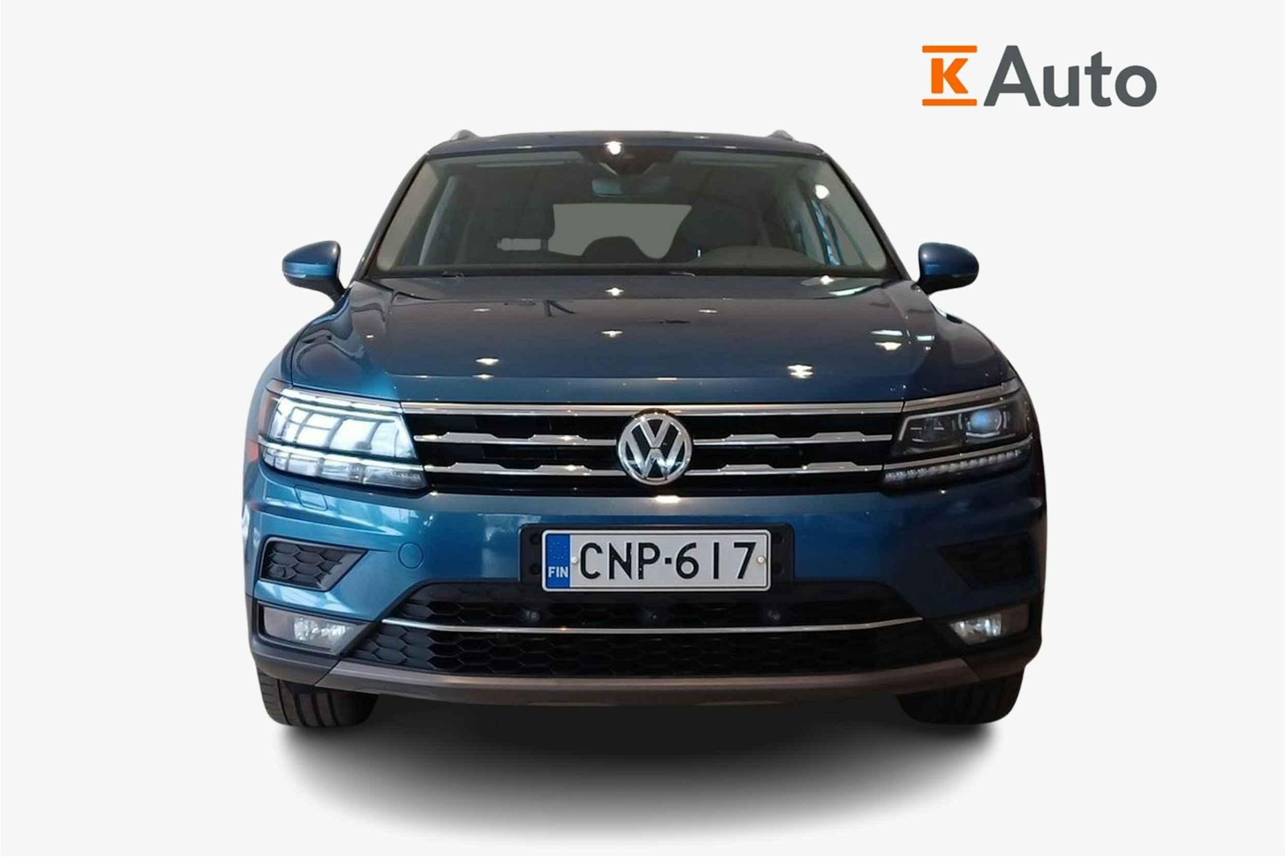 Sininen Volkswagen Tiguan Allspace 2019 kuva 5.