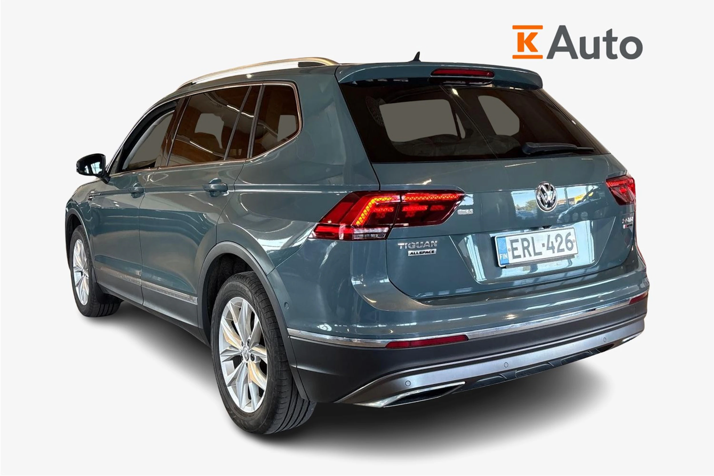 Sininen Volkswagen Tiguan Allspace 2019 kuva 2.