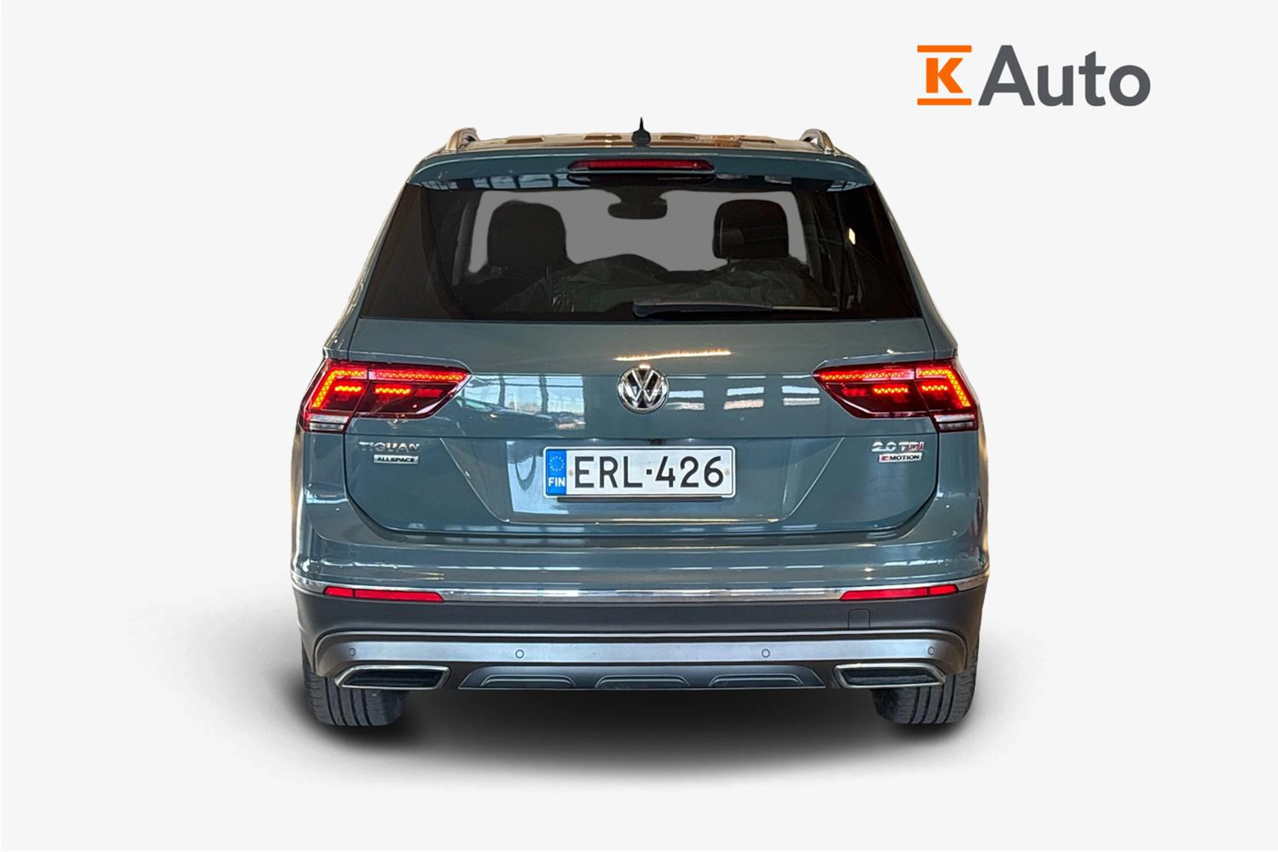 Sininen Volkswagen Tiguan Allspace 2019 kuva 3.