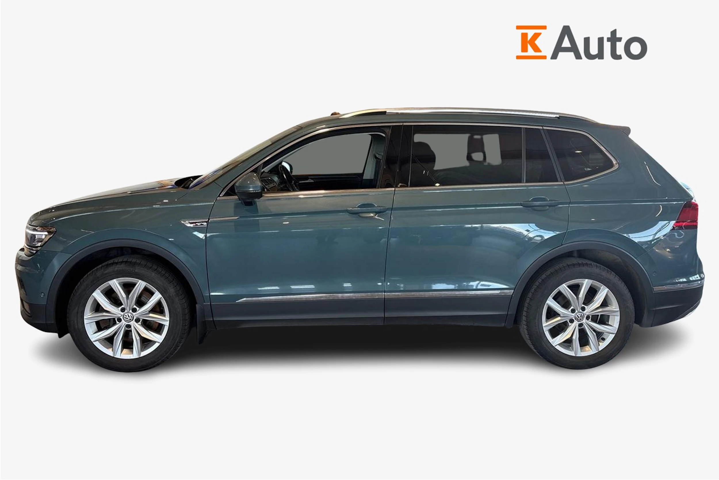 Sininen Volkswagen Tiguan Allspace 2019 kuva 5.