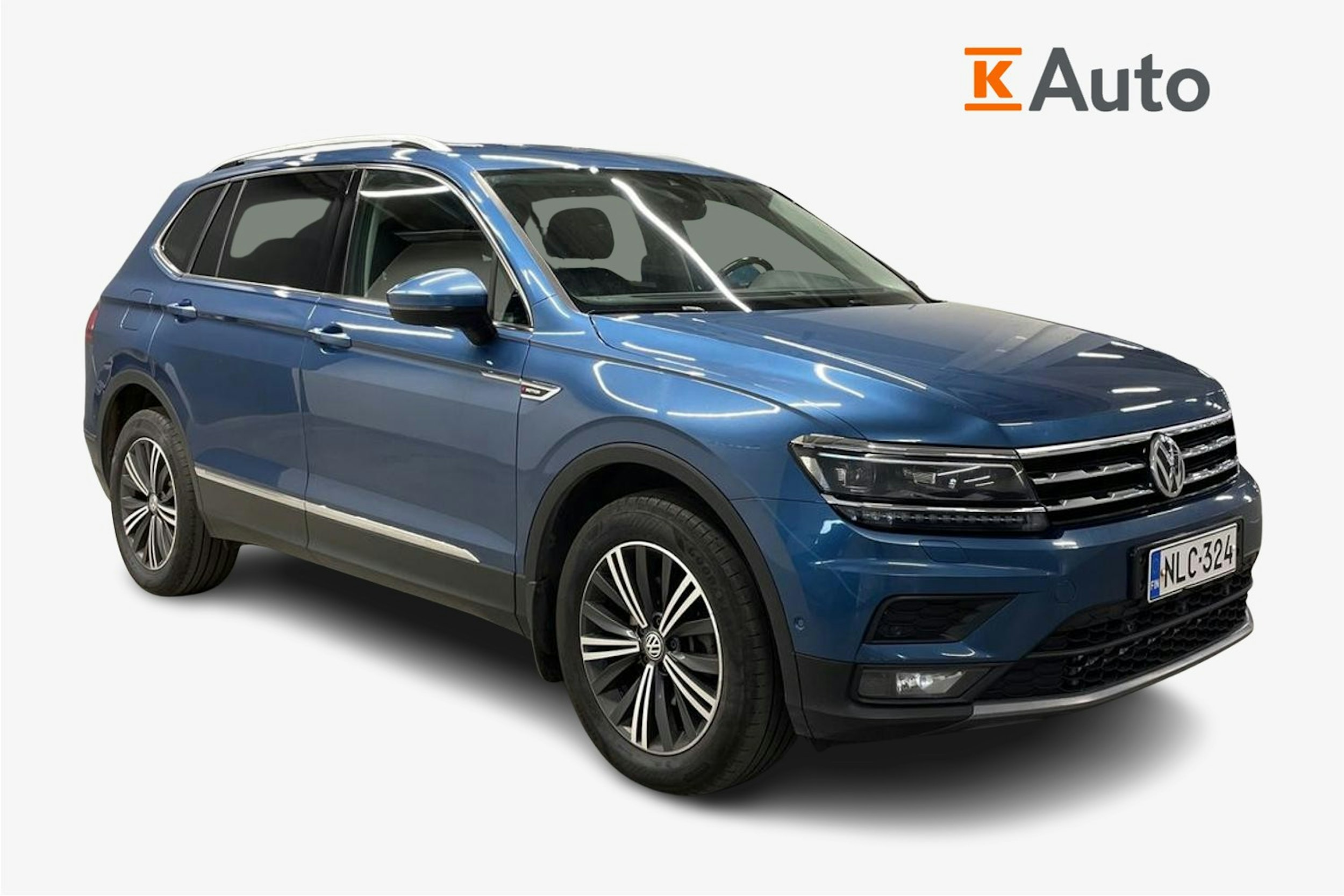 Sininen Volkswagen Tiguan Allspace 2019 kuva 1.