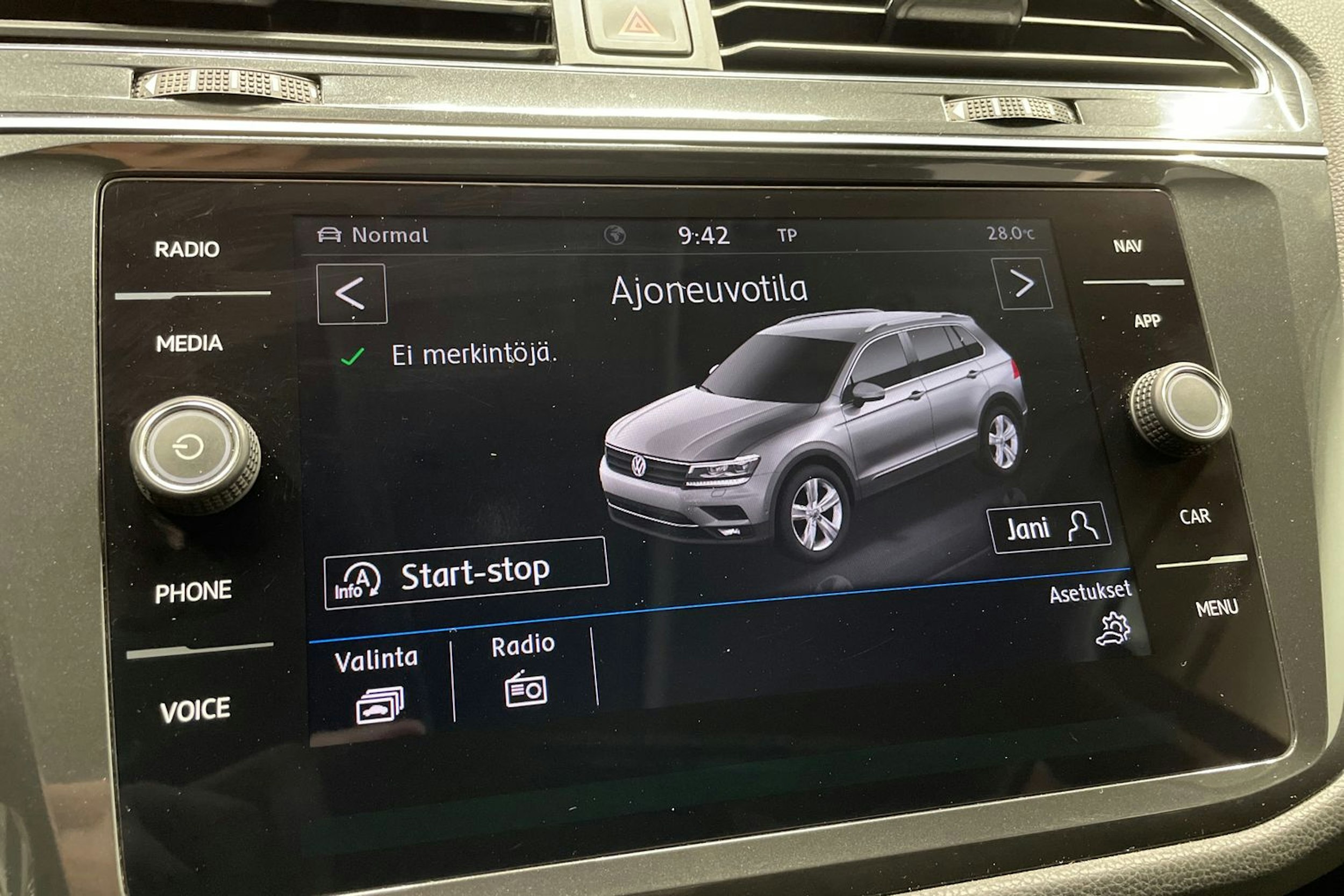 Sininen Volkswagen Tiguan Allspace 2019 kuva 19.