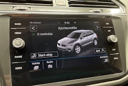 Sininen Volkswagen Tiguan Allspace 2019 kuva 19.