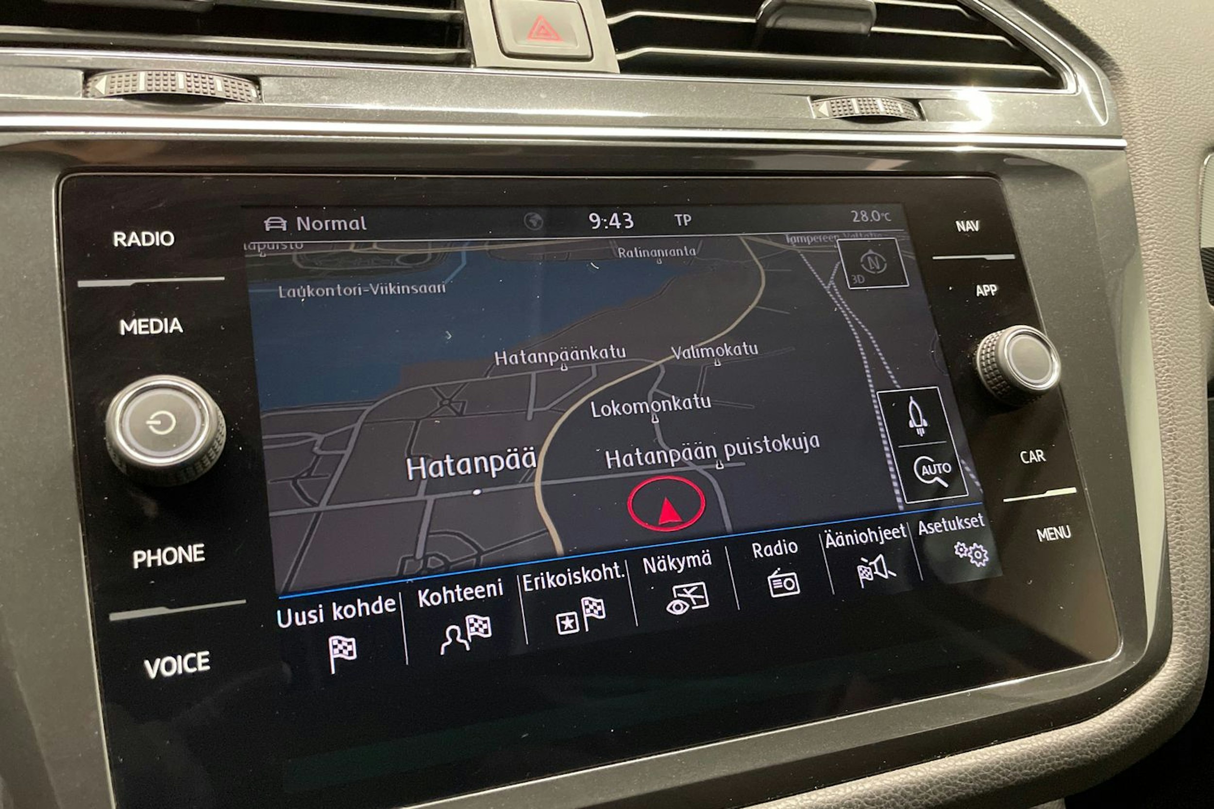 Sininen Volkswagen Tiguan Allspace 2019 kuva 20.