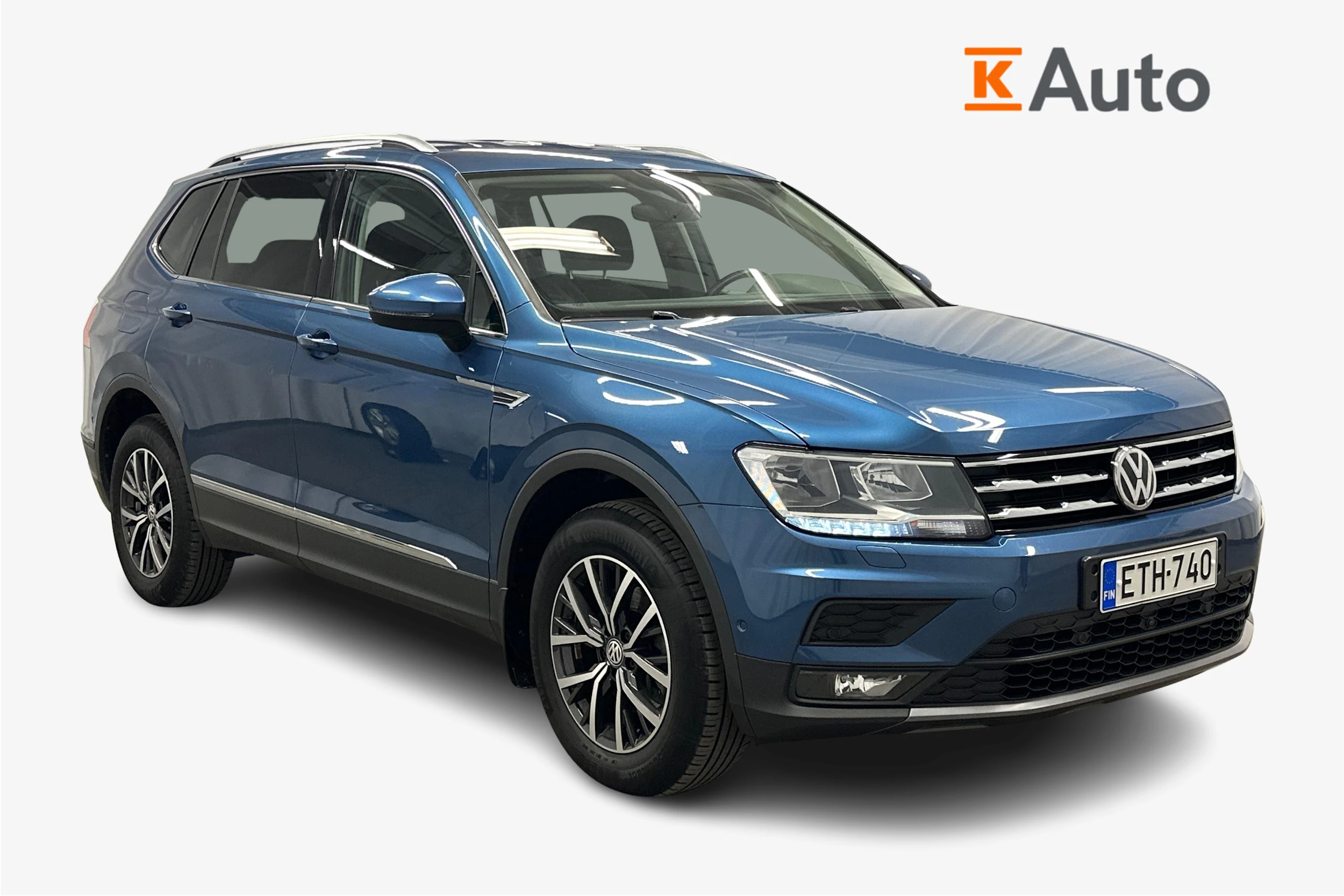 Sininen Volkswagen Tiguan Allspace 2020 kuva 1.