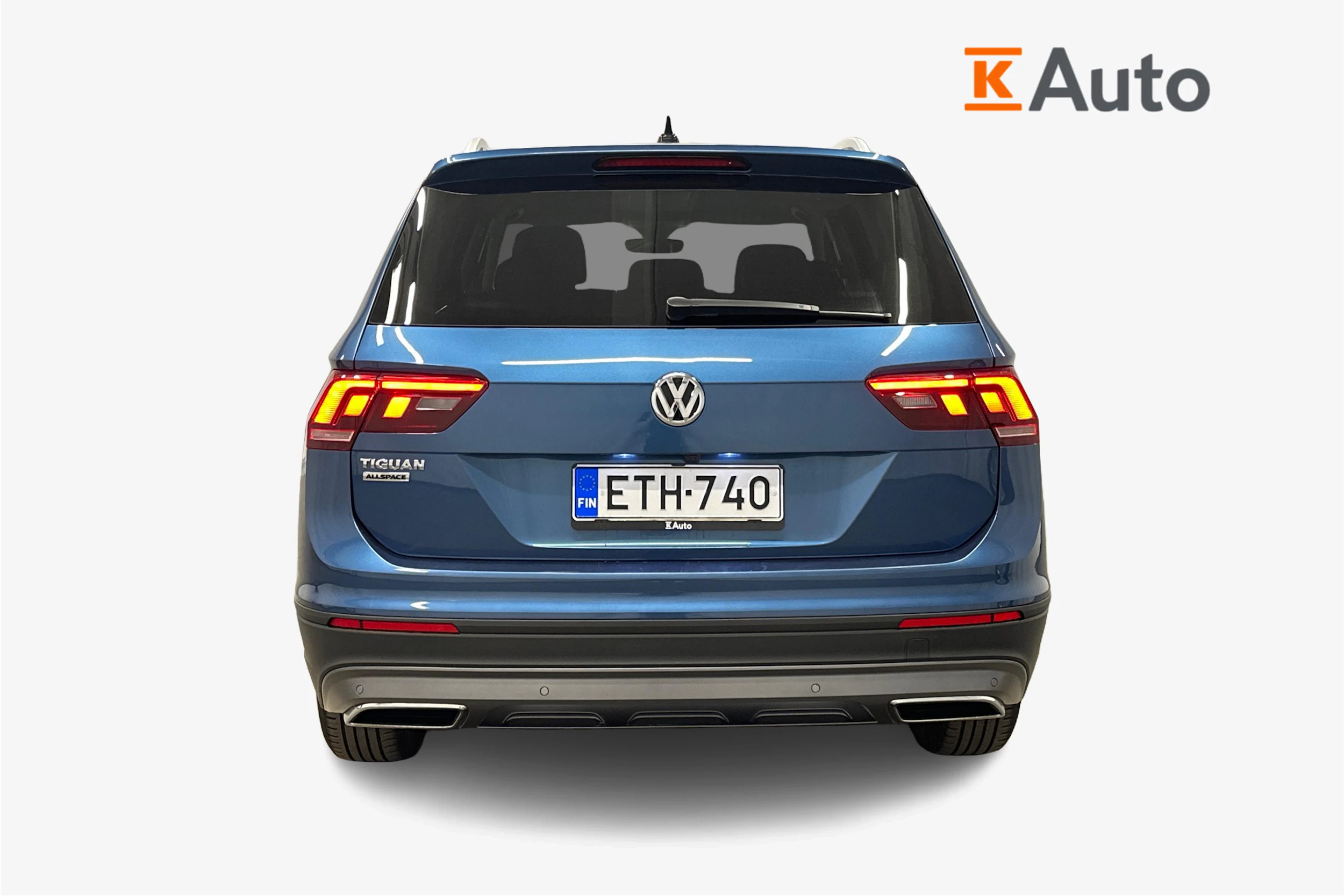Sininen Volkswagen Tiguan Allspace 2020 kuva 3.