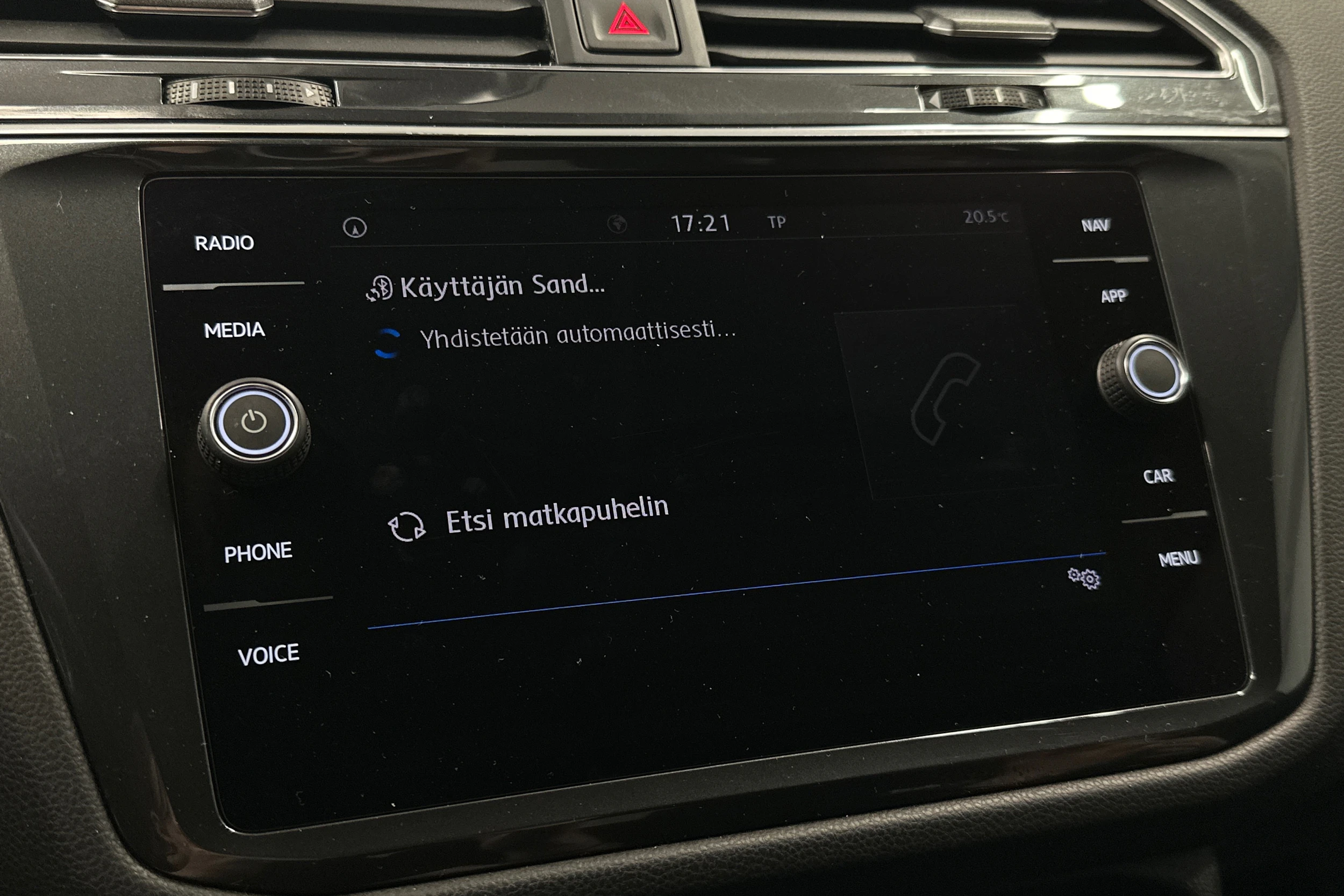 Sininen Volkswagen Tiguan Allspace 2020 kuva 20.