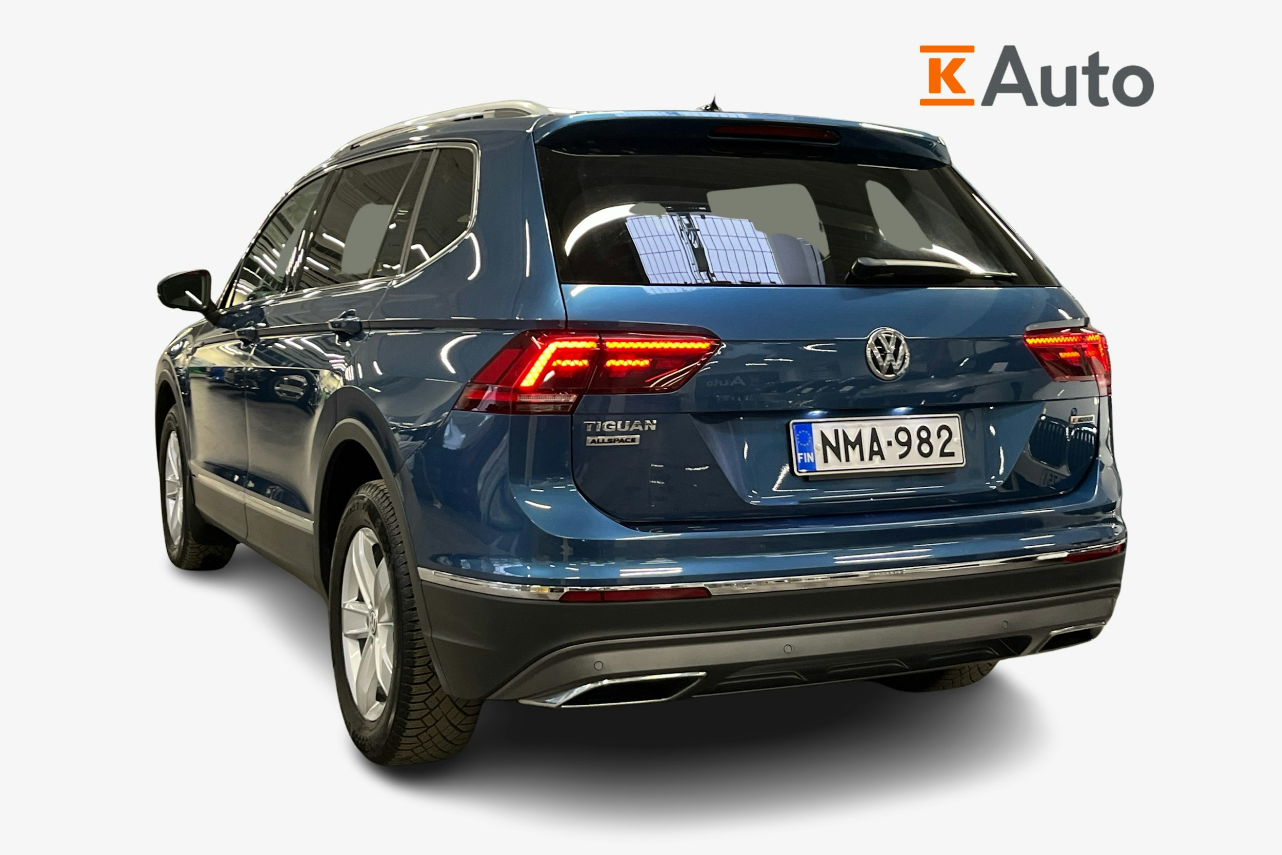 sininen Volkswagen Tiguan Allspace 2020 kuva 2.