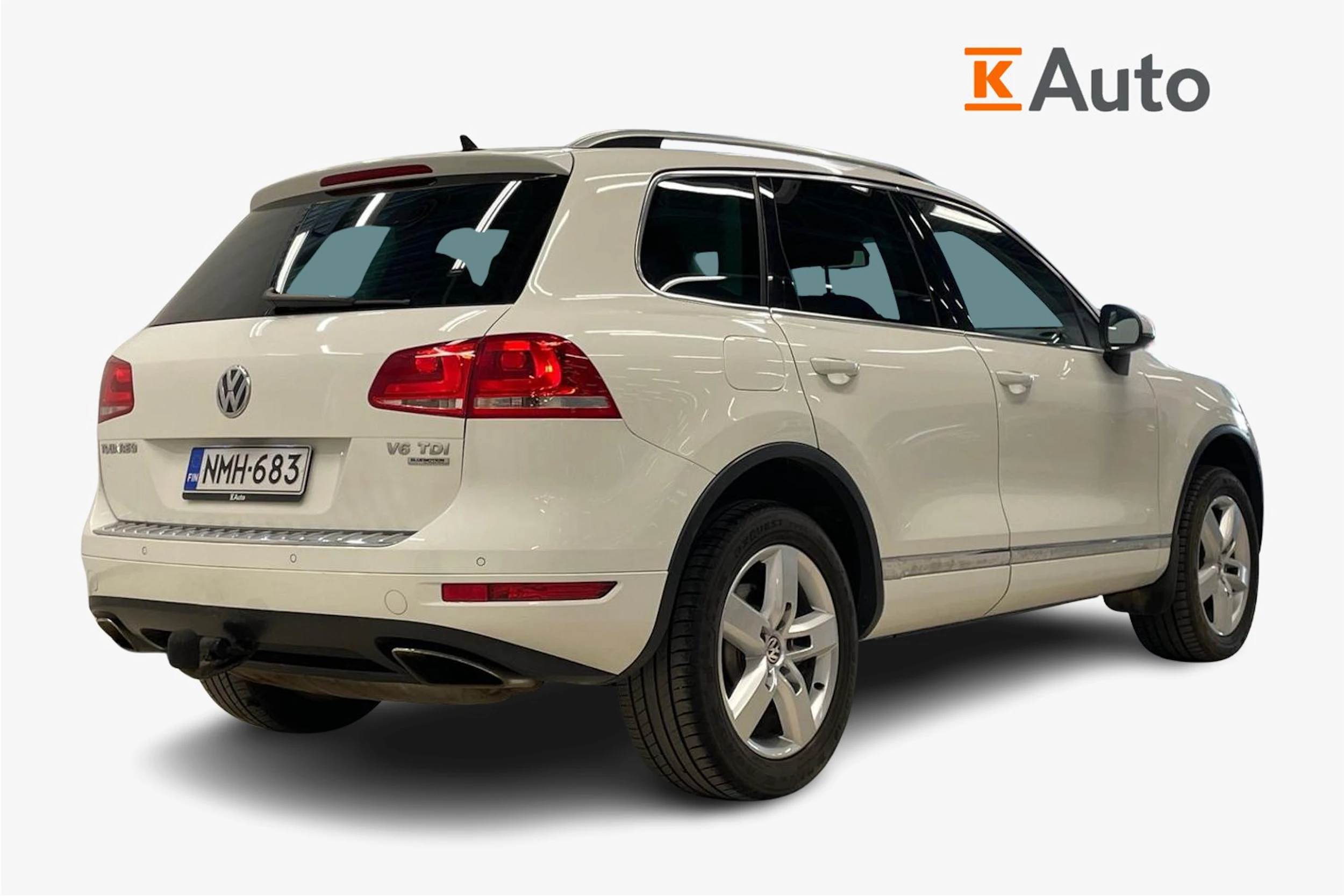 Valkoinen Volkswagen TOUAREG 2014 kuva 3.