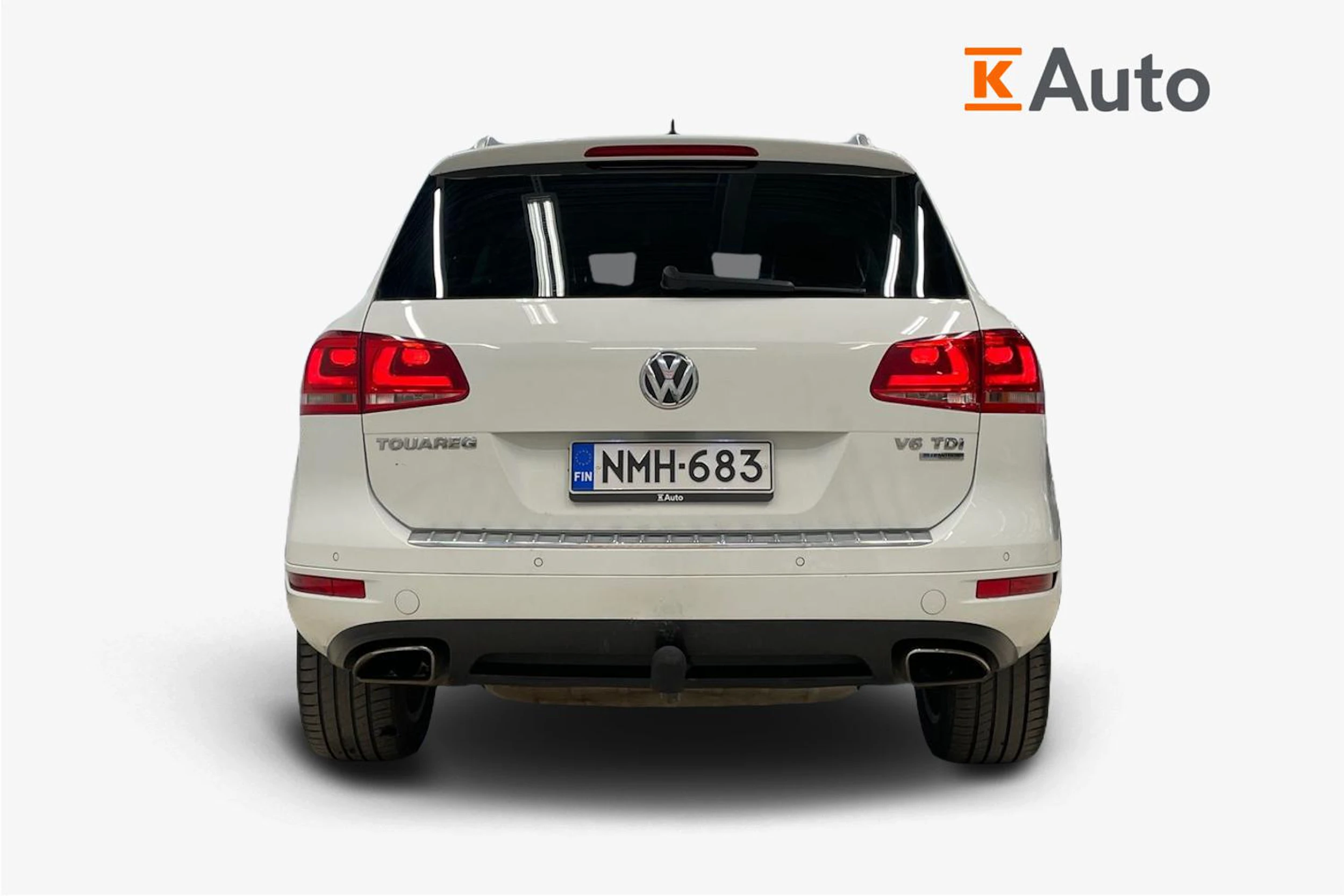 Valkoinen Volkswagen TOUAREG 2014 kuva 4.