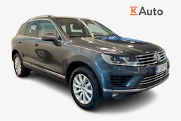 Harmaa Volkswagen TOUAREG 2015 kuva 1.