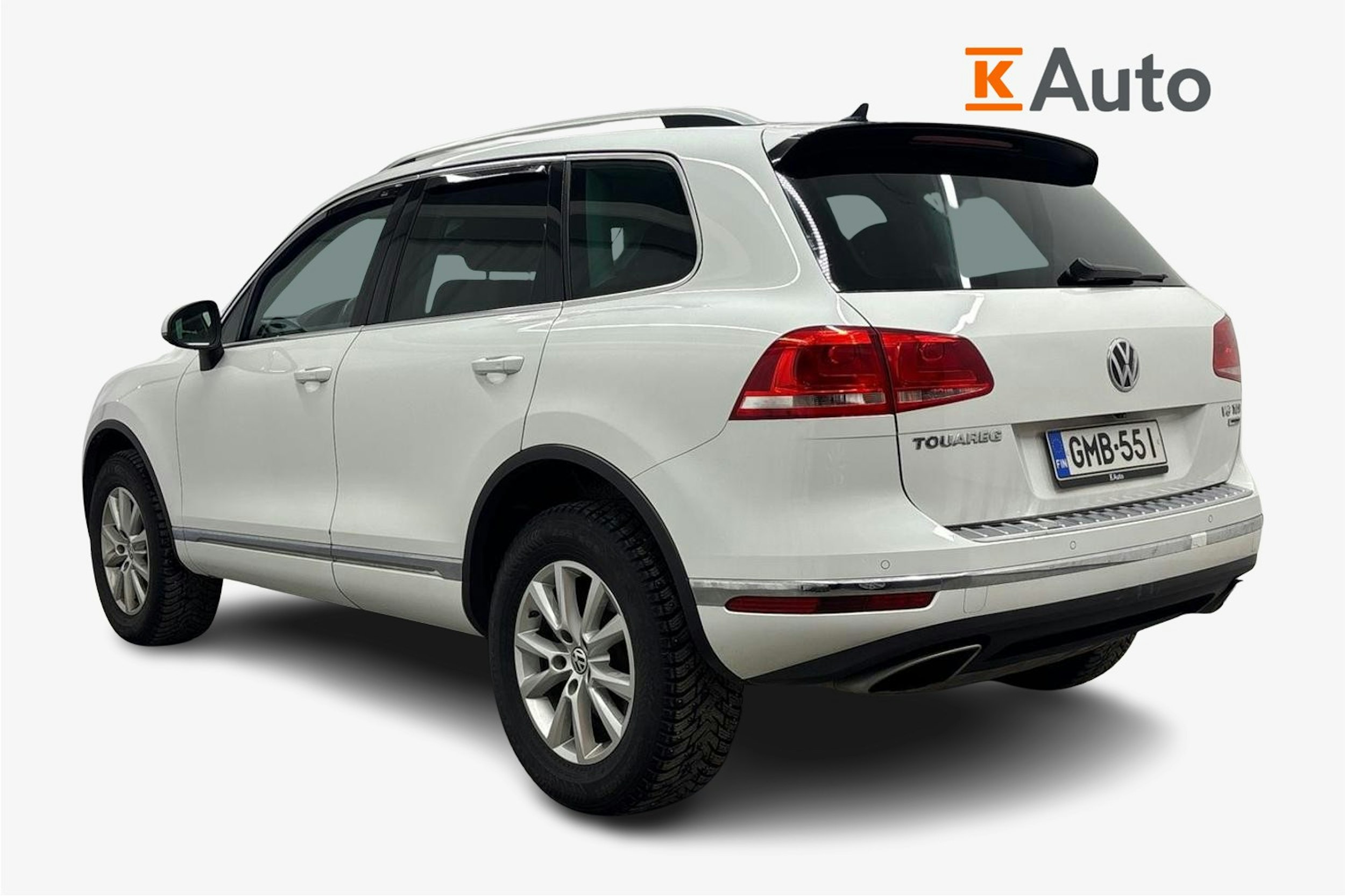 valkoinen Volkswagen Touareg 2016 kuva 2.