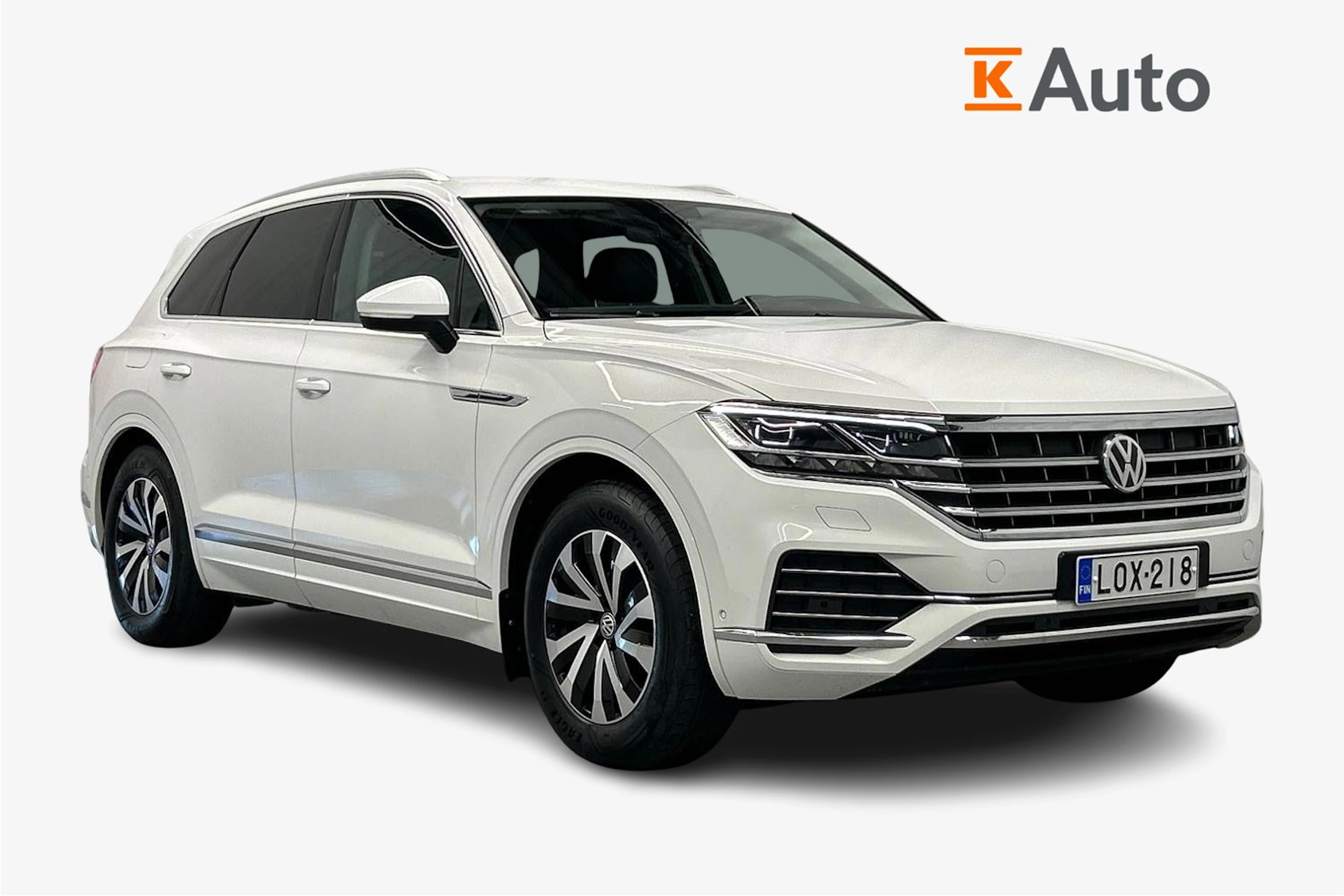 valkoinen Volkswagen Touareg 2019 kuva 1.