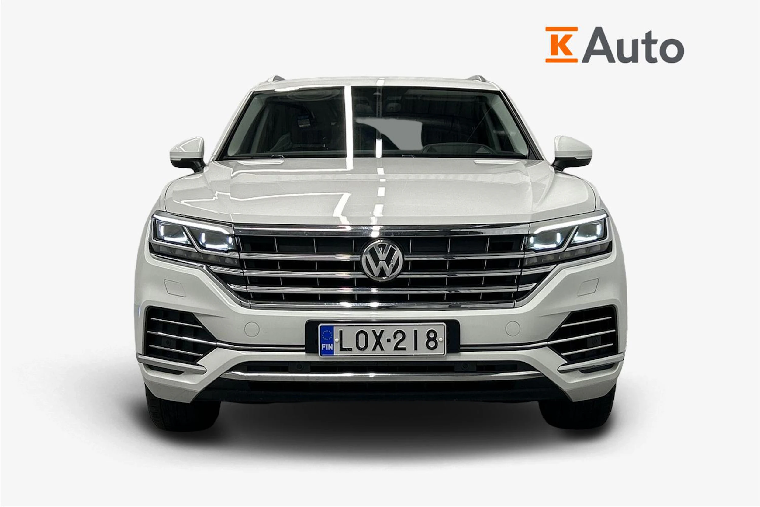 valkoinen Volkswagen Touareg 2019 kuva 4.