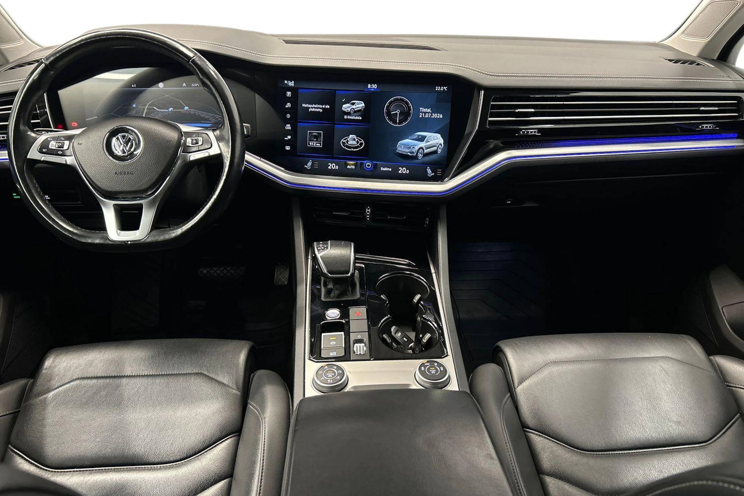 valkoinen Volkswagen Touareg 2019 kuva 7.