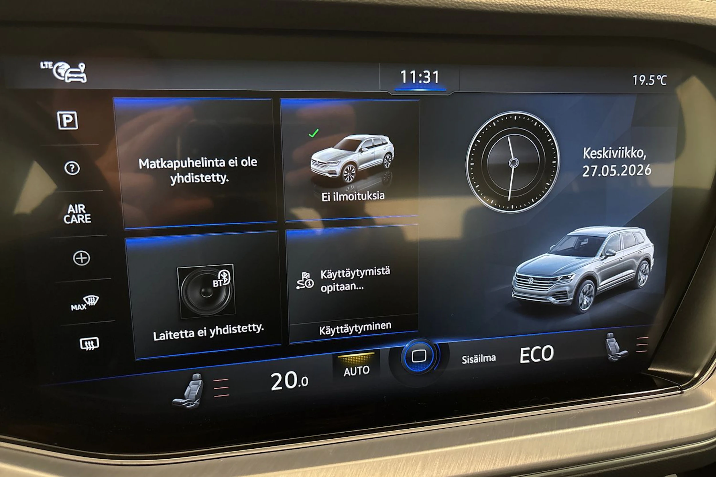 met. harmaa Volkswagen Touareg 2021 kuva 25.
