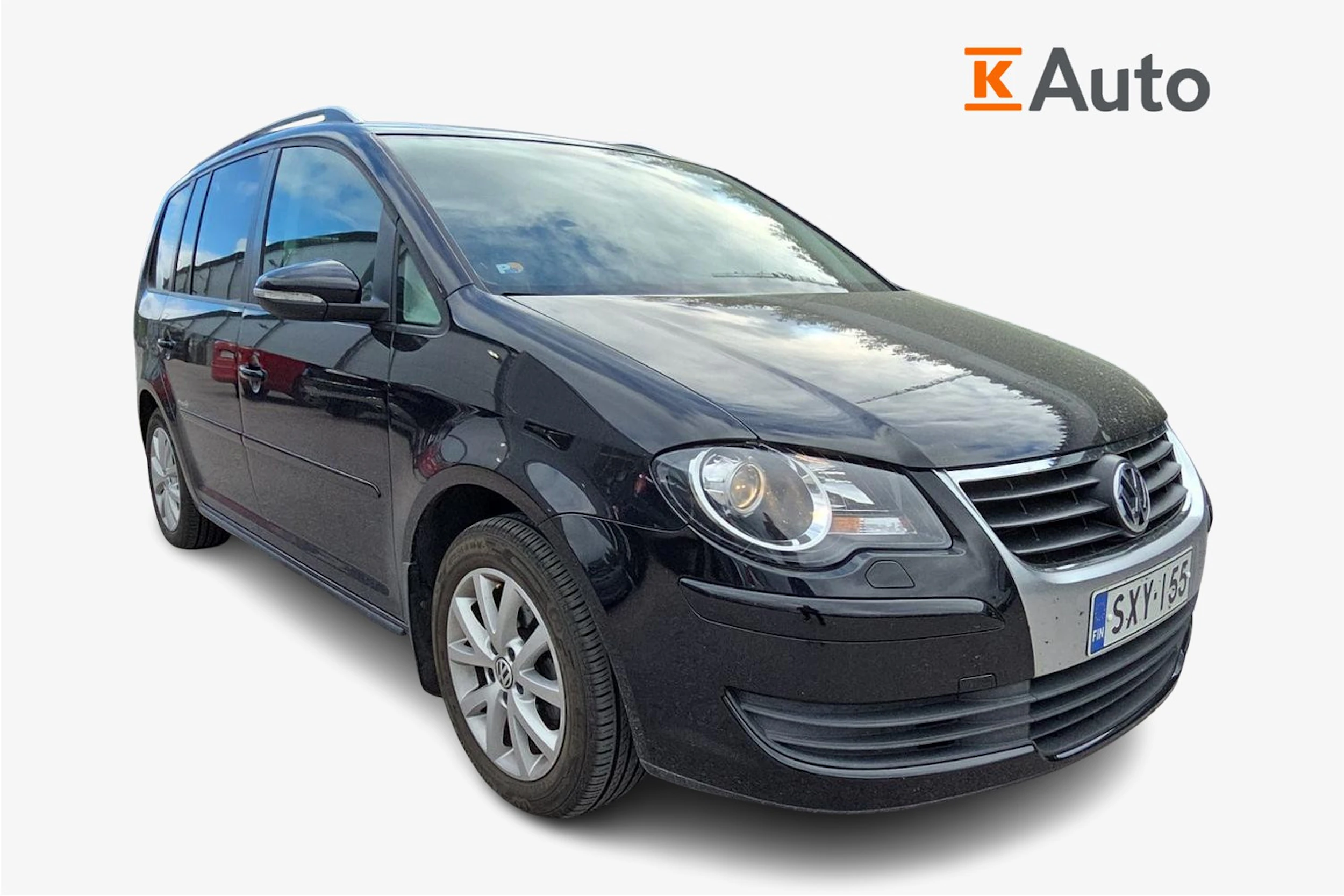 musta Volkswagen Touran 2010 kuva 1.