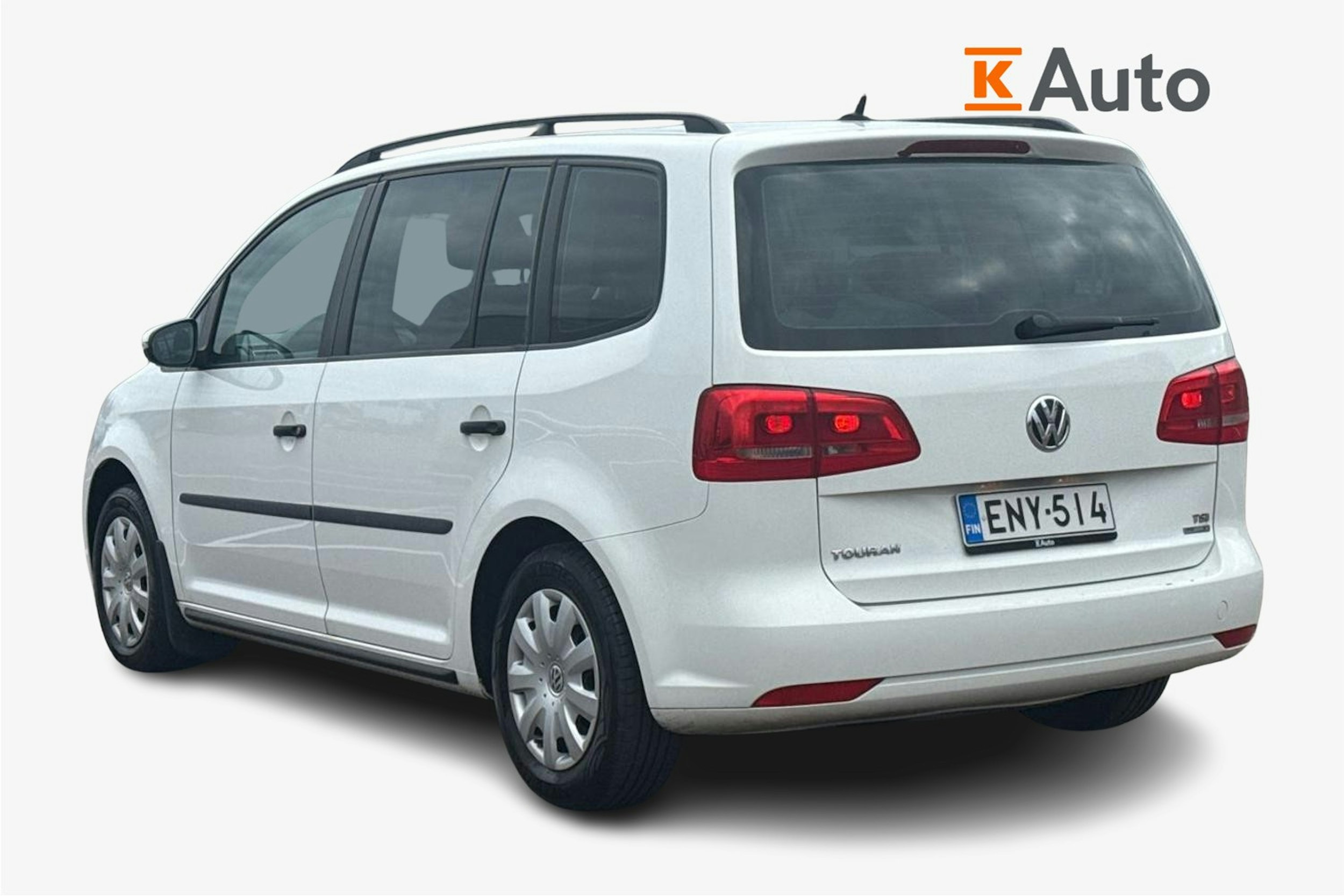 Valkoinen Volkswagen TOURAN 2012 kuva 2.