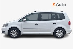Valkoinen Volkswagen TOURAN 2012 kuva 6.