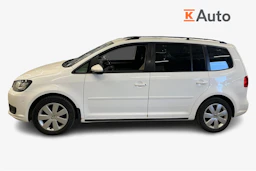 Valkoinen Volkswagen TOURAN 2012 kuva 7.